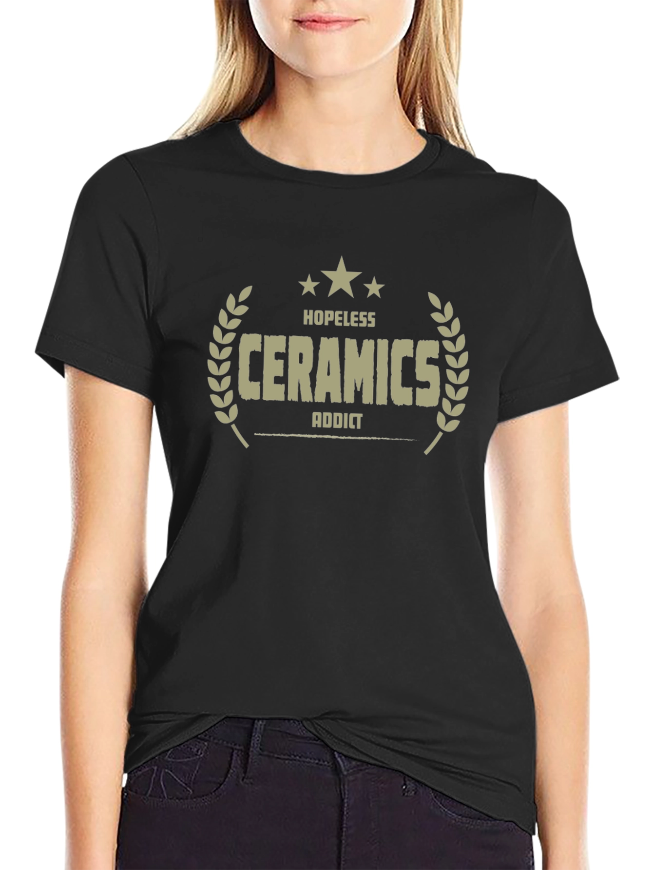 Hopeless Ceramics Addict T-Shirt - Black