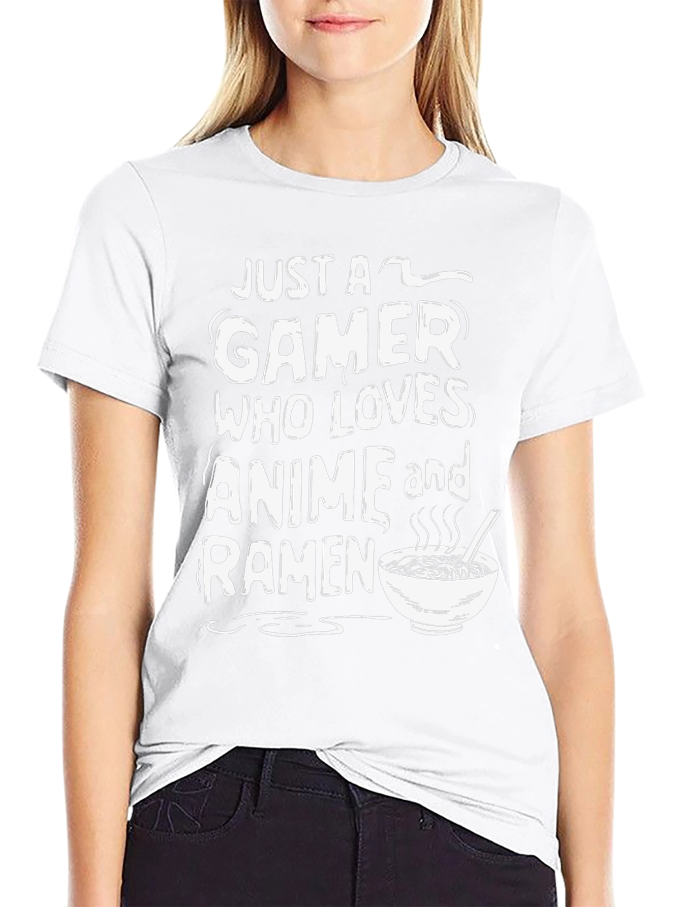 Gamer Anime Ramen Graphic T-Shirt