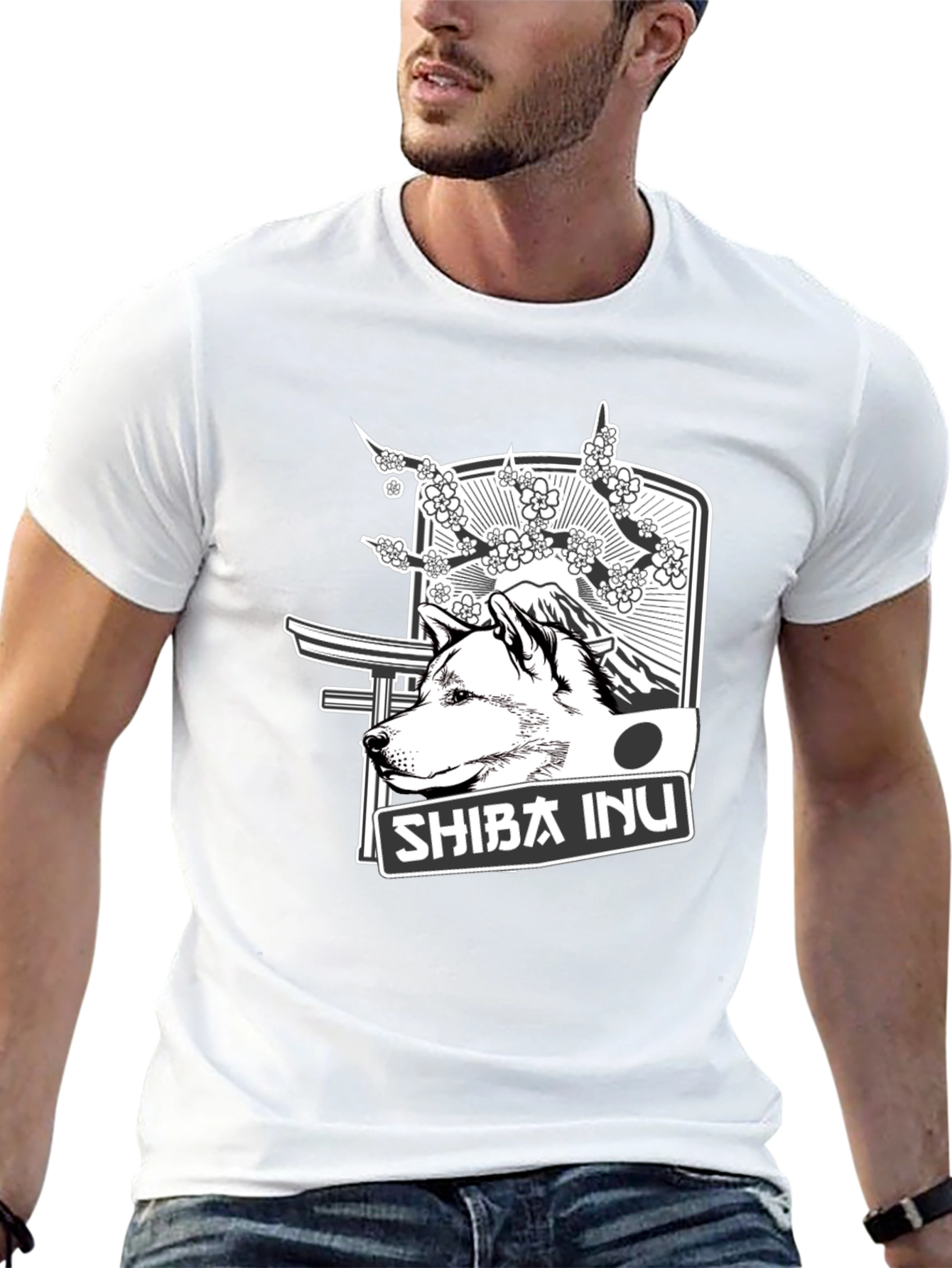 Shiba Inu T-Shirt - Japanese Style Dog Tee