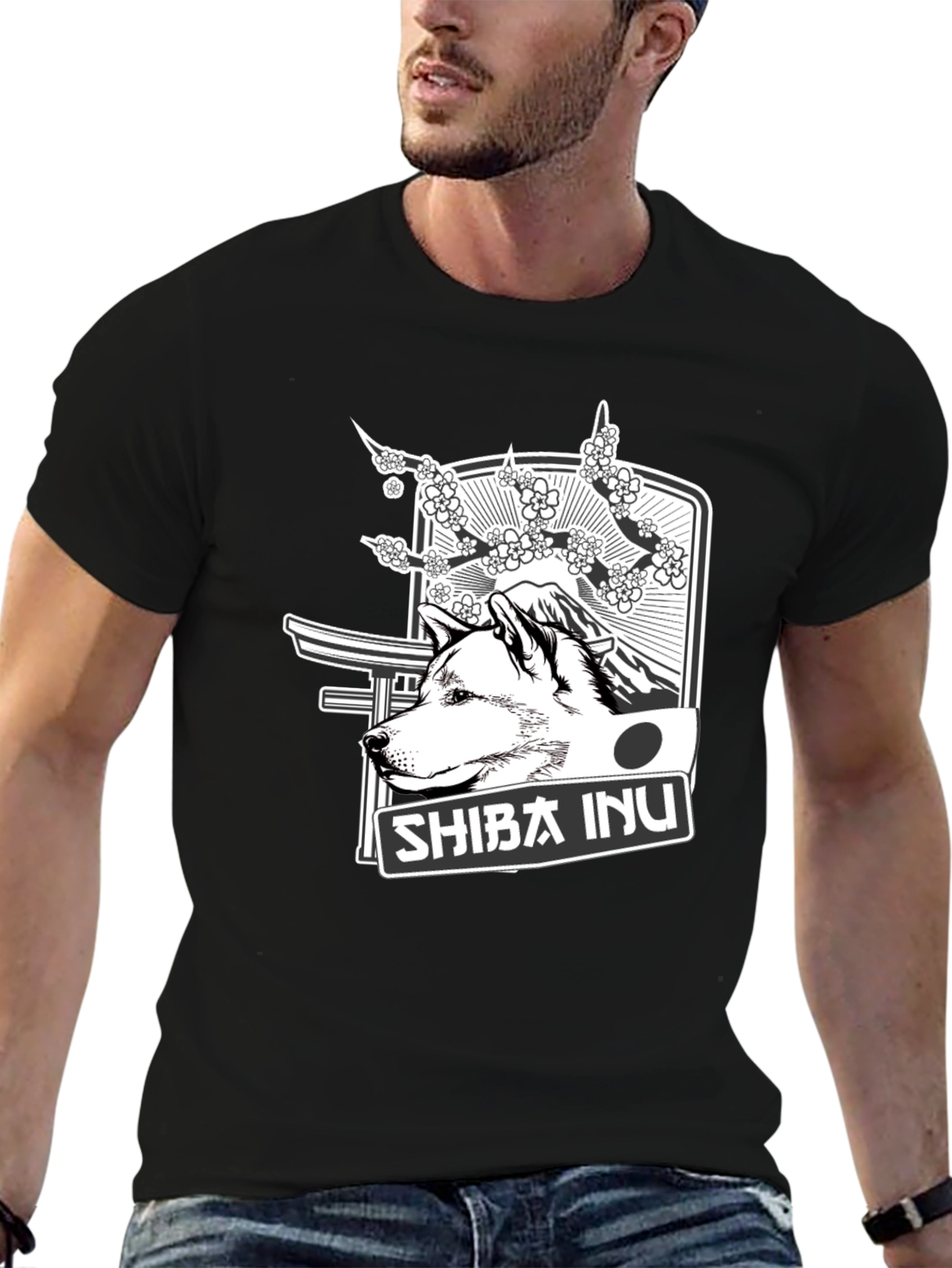 Shiba Inu T-Shirt - Japanese Style Dog Tee