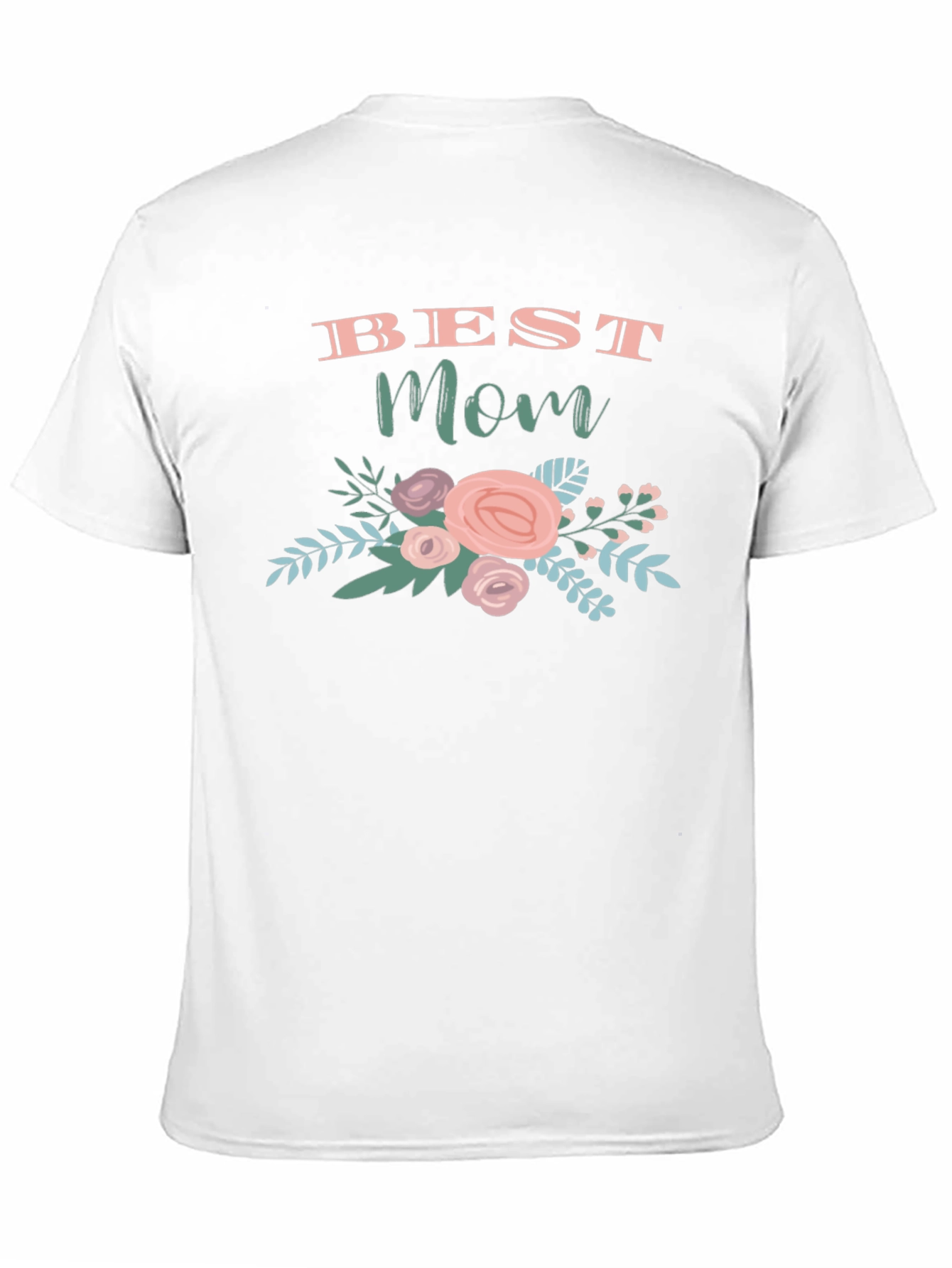 Best Mom Floral Graphic T-Shirt - Perfect Gift