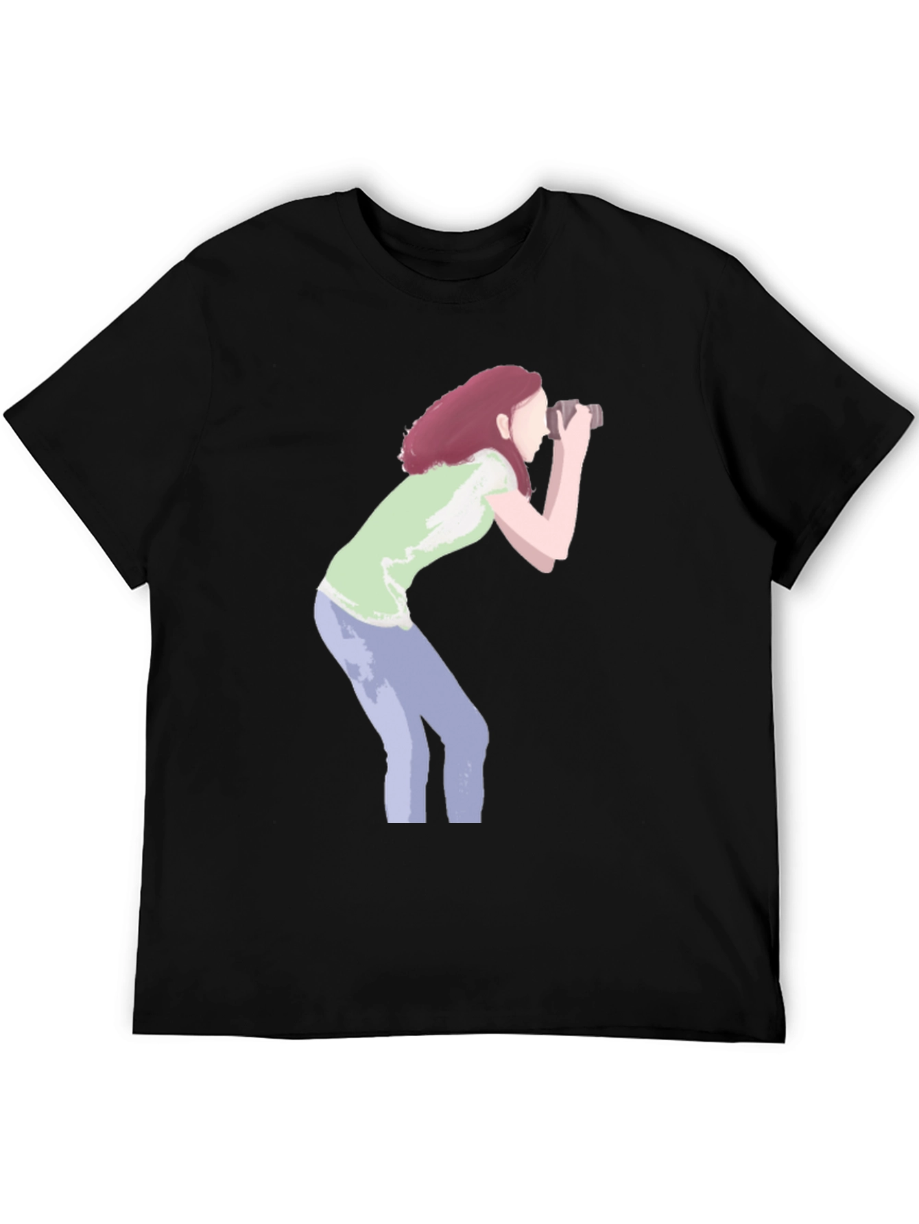 Photographer Graphic Tee - Unisex Black T-Shirt
