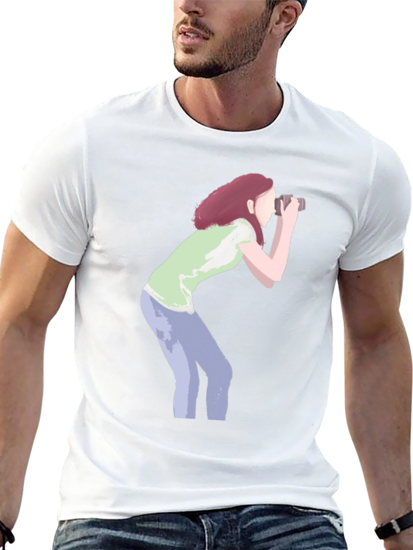 Photographer Graphic Tee - Unisex Black T-Shirt
