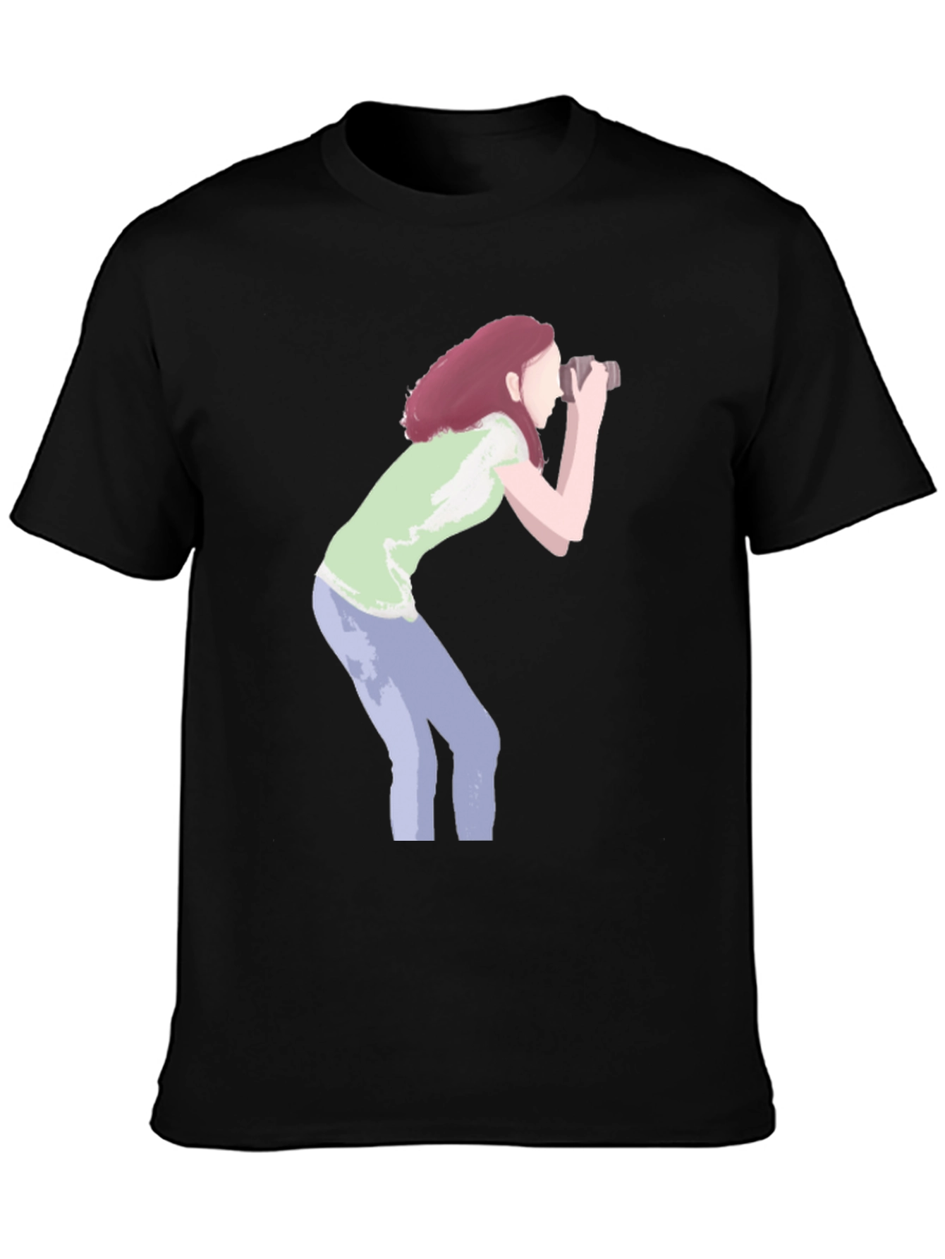 Photographer Graphic Tee - Unisex Black T-Shirt
