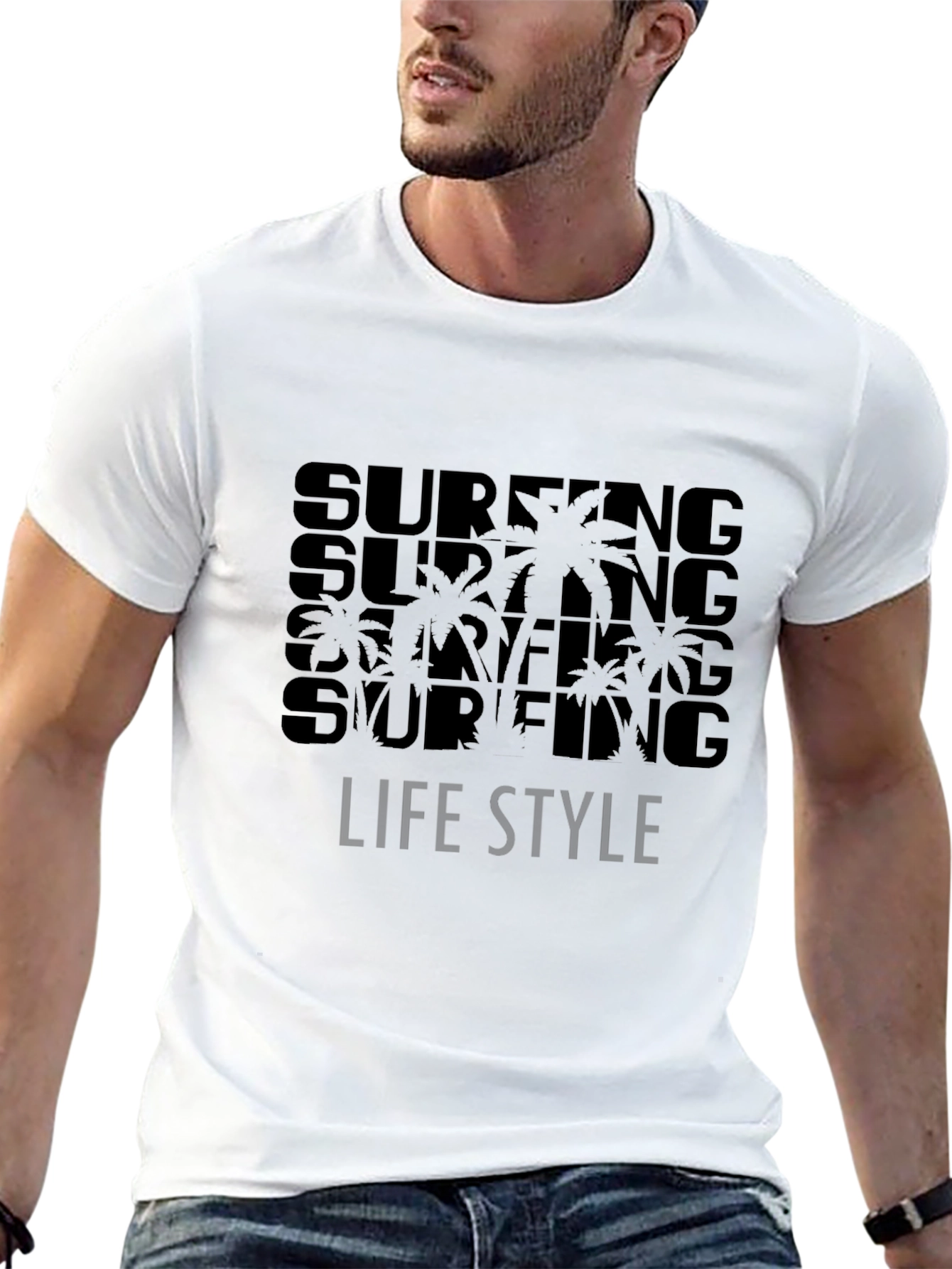 Surfing Lifestyle Graphic Tee