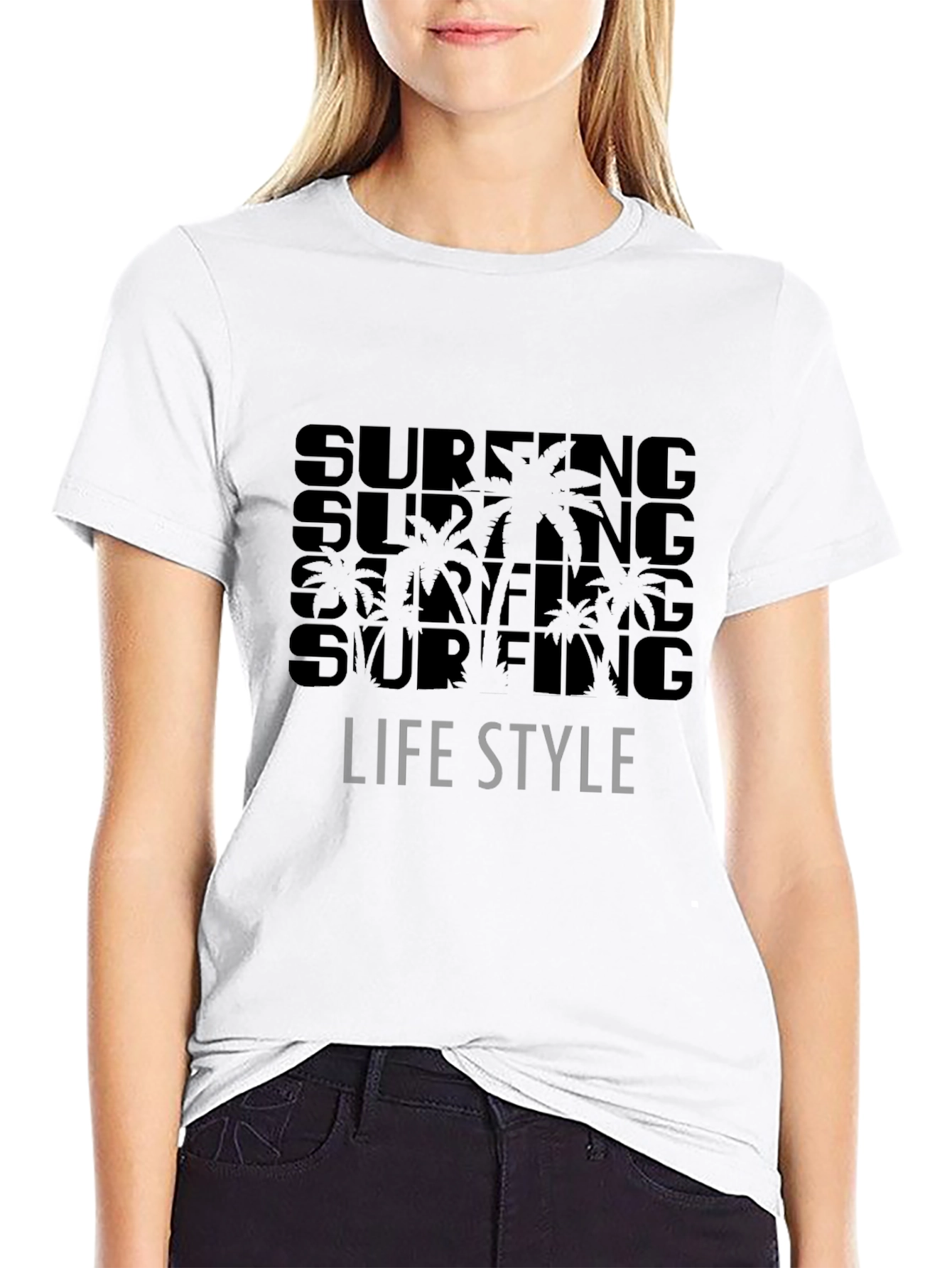 Surfing Lifestyle Graphic Tee