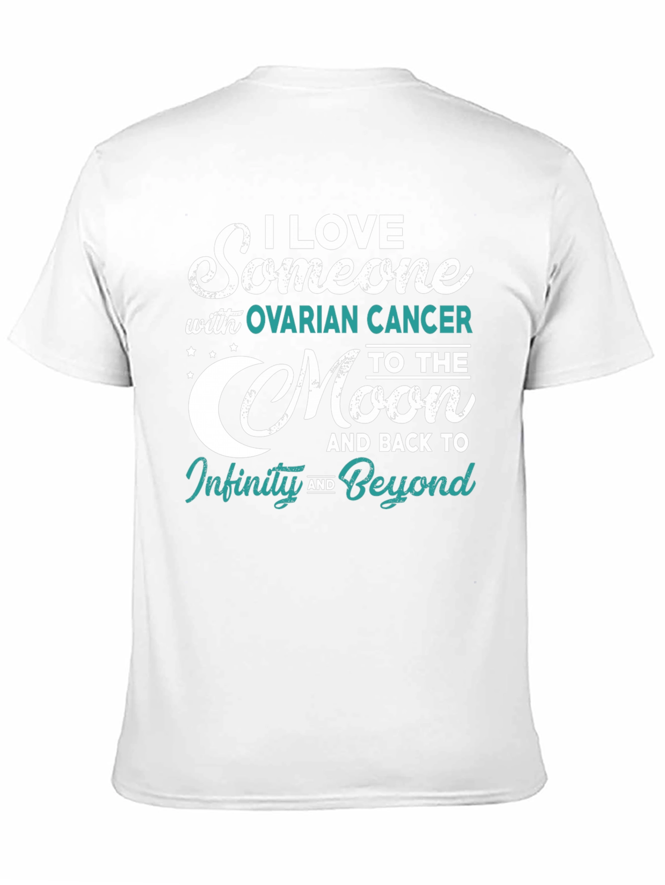 Ovarian Cancer Awareness T-Shirt - Love & Support