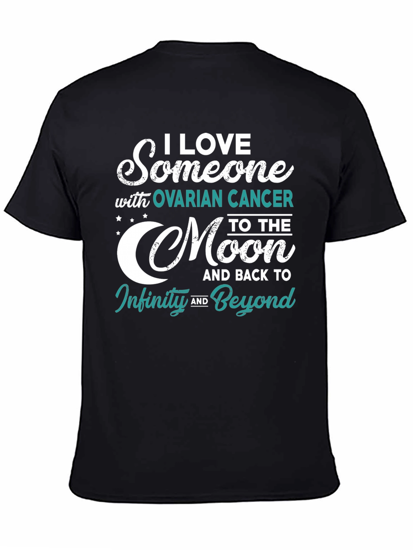 Ovarian Cancer Awareness T-Shirt - Love & Support