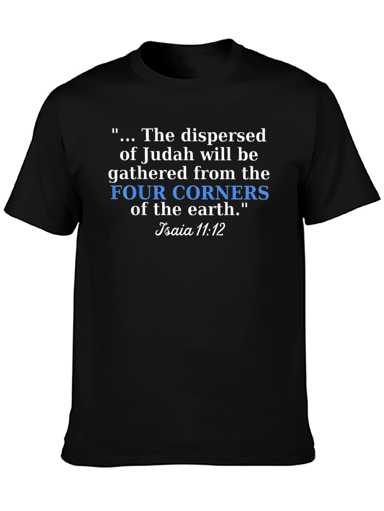 Faith-Inspired T-Shirt: Isaiah 11:12 Graphic Tee