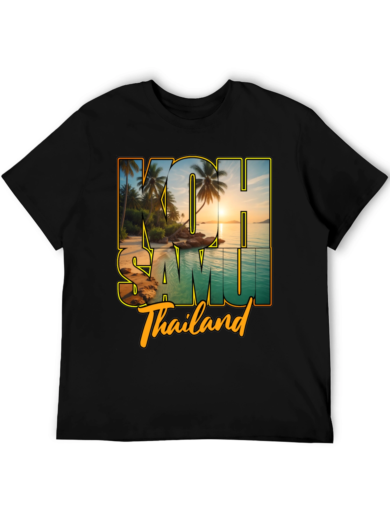 Koh Samui Thailand Graphic Tee - Island Paradise Shirt