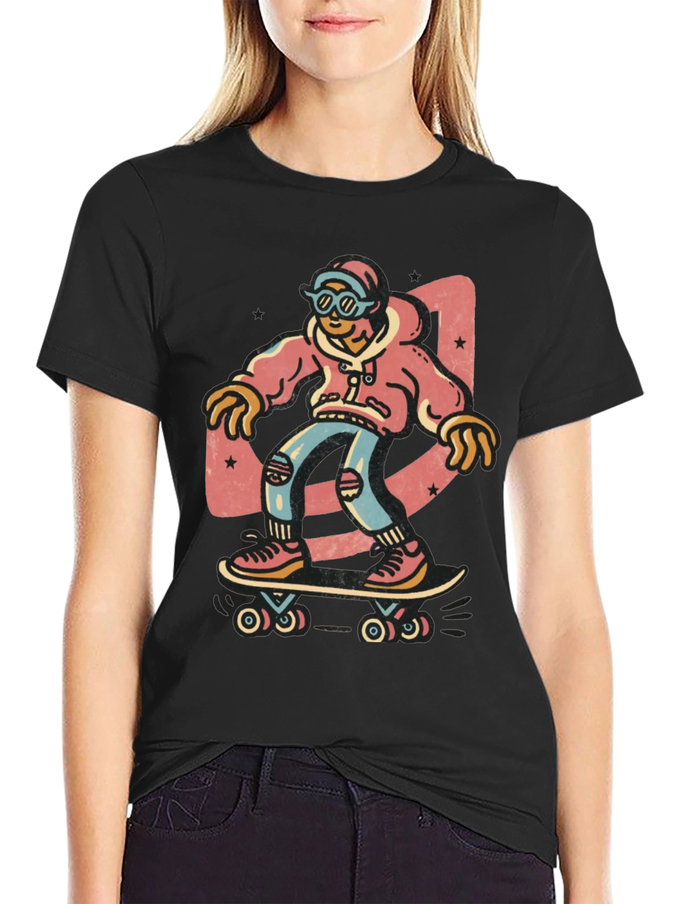 Skater Graphic Tee - Cool & Casual
