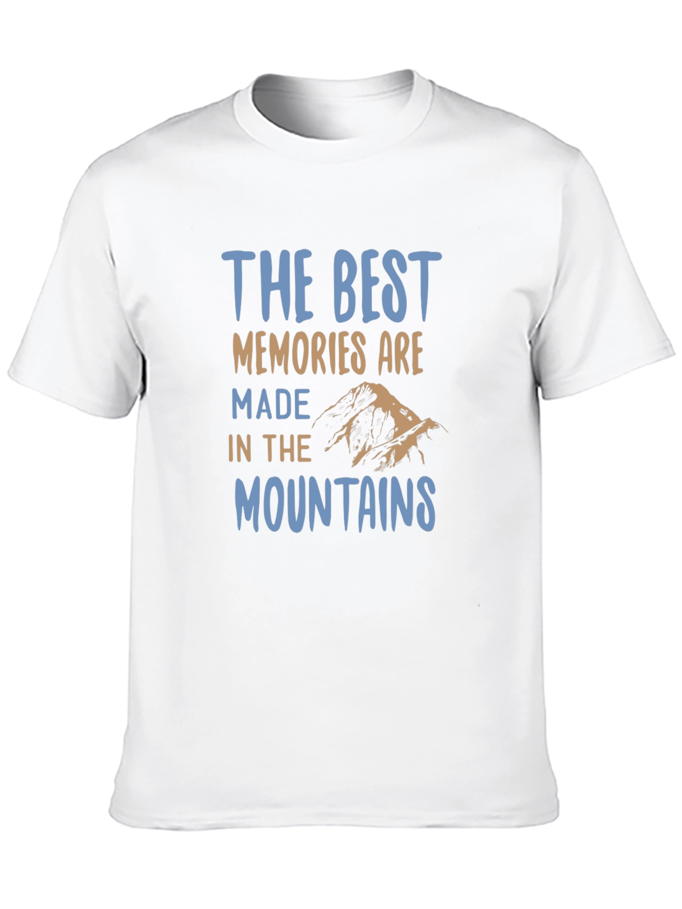 The Best Memories T-Shirt Mountains Nature Black