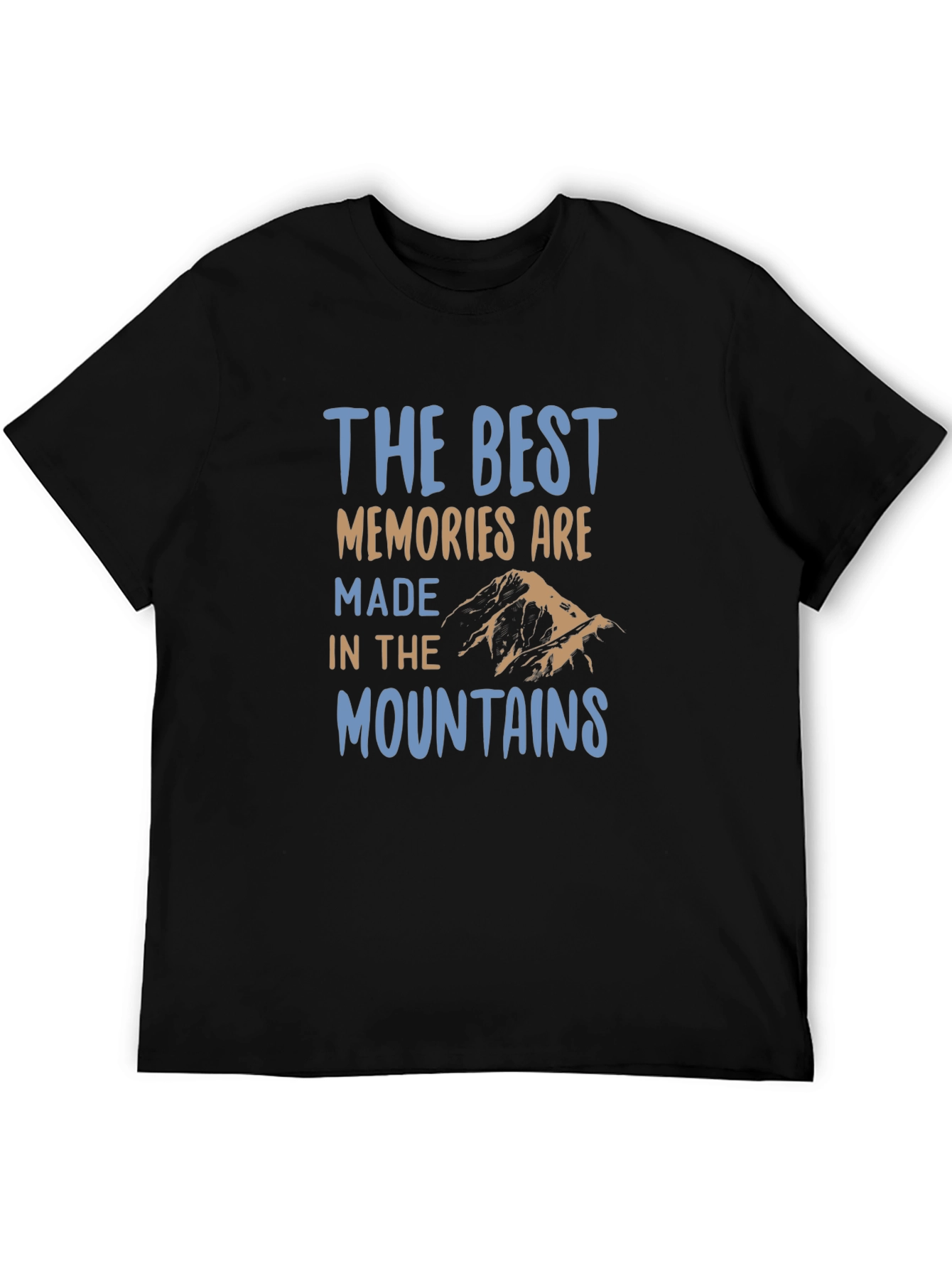 The Best Memories T-Shirt Mountains Nature Black