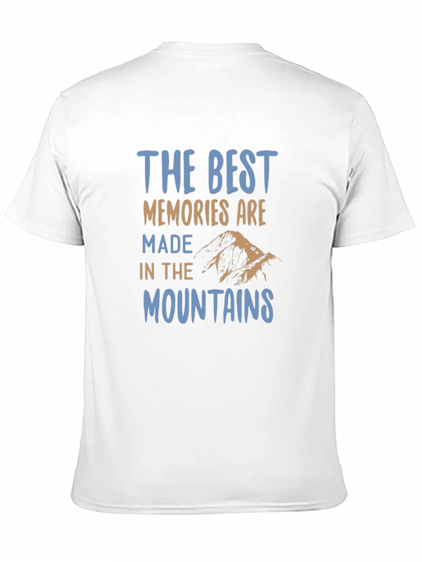 The Best Memories T-Shirt Mountains Nature Black