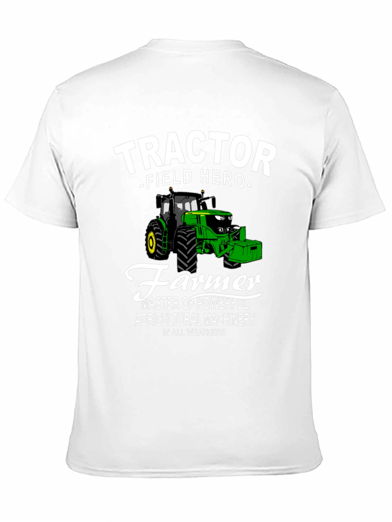 Tractor Field Hero Farmer Graphic T-Shirt