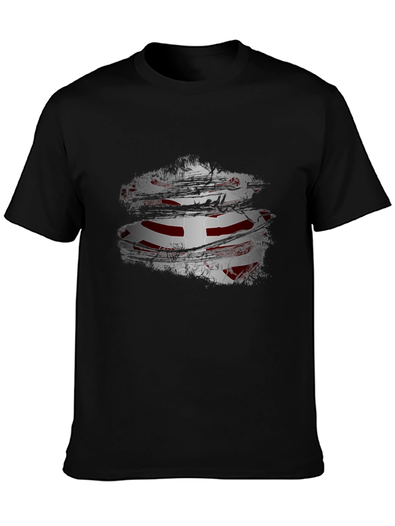 Ripped England Flag T-Shirt