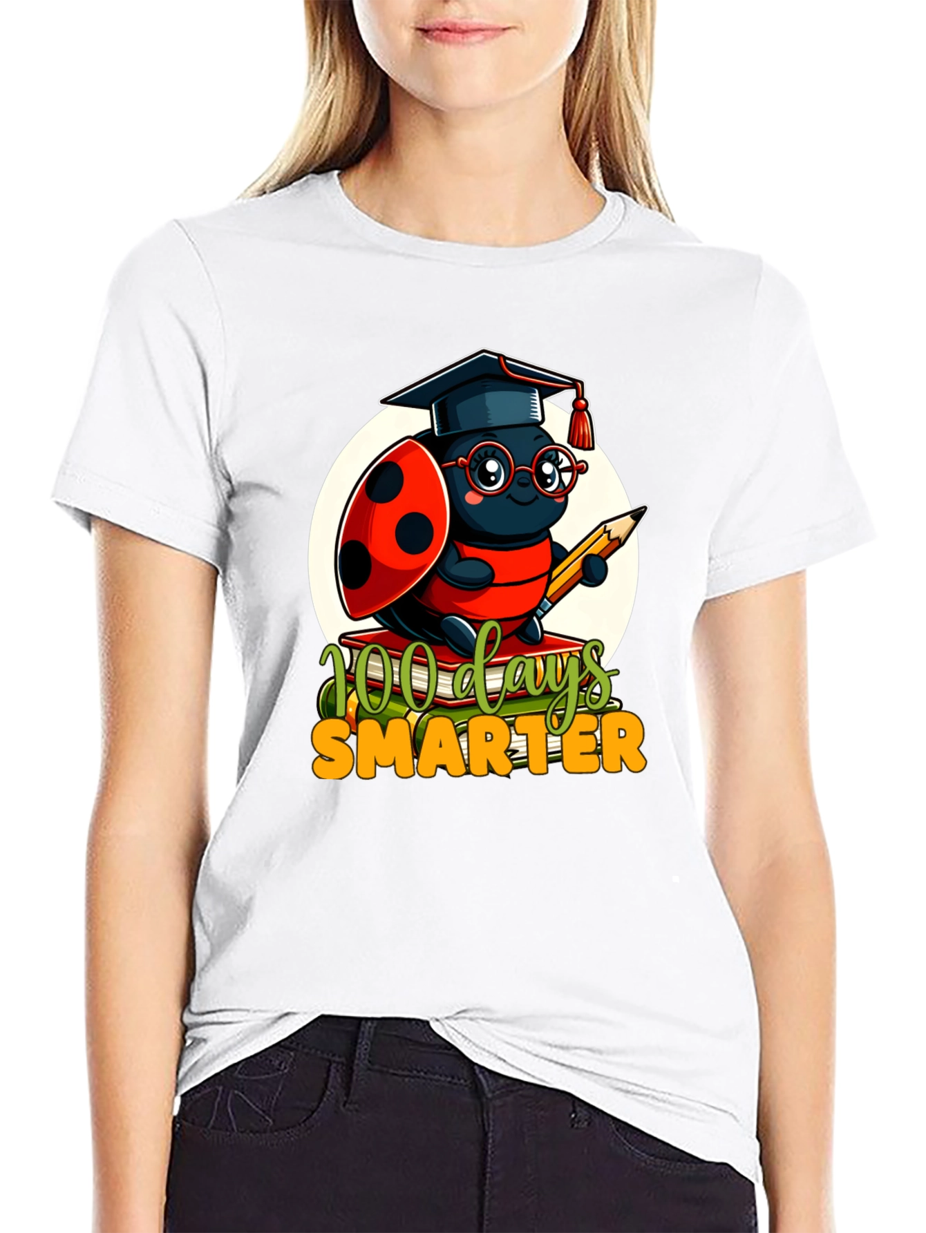 100 Days Smarter Ladybug T-Shirt