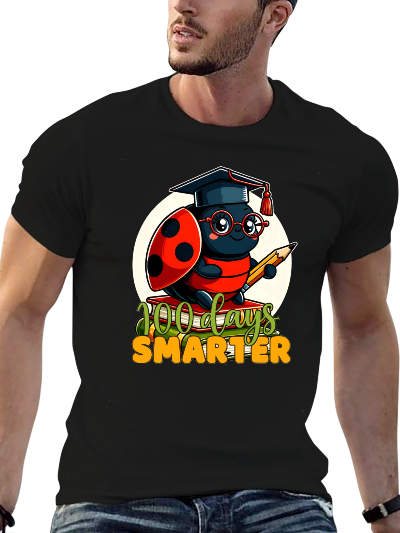 100 Days Smarter Ladybug T-Shirt