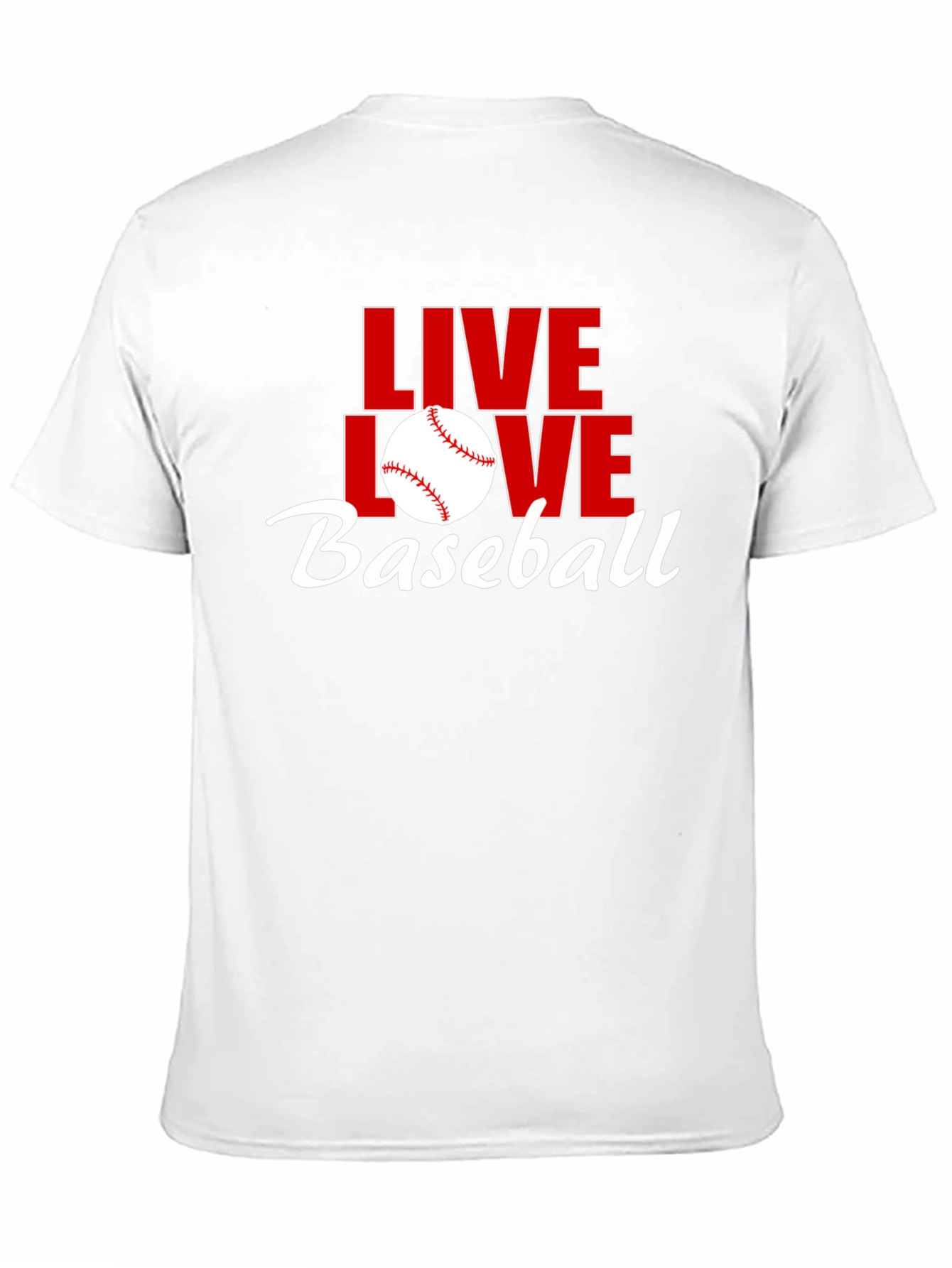 Live Love Baseball Graphic Tee - Black