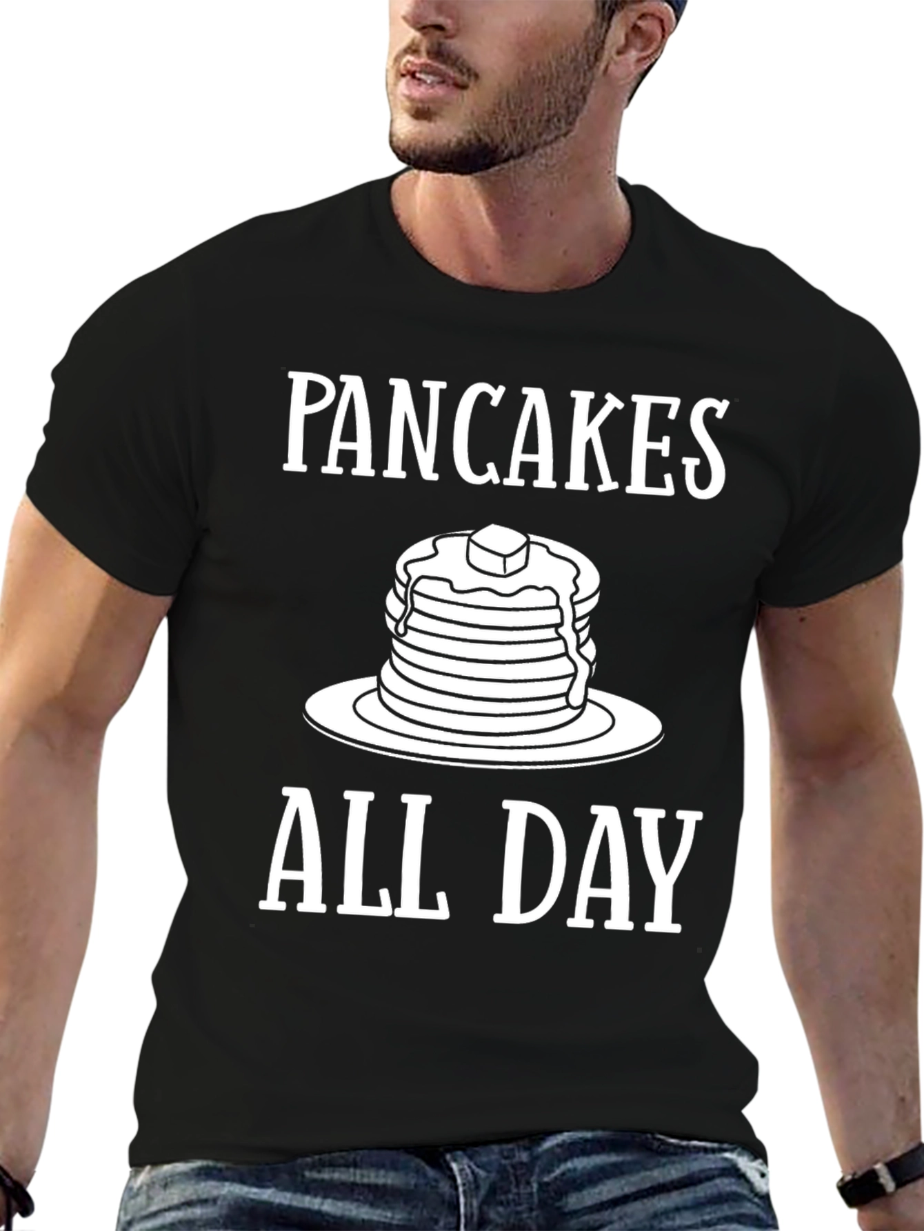 Pancakes All Day Graphic Tee