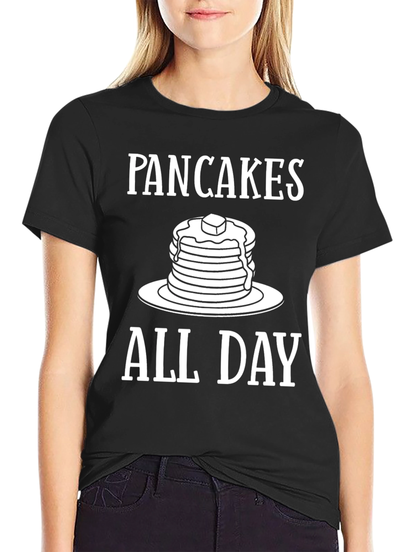 Pancakes All Day Graphic Tee