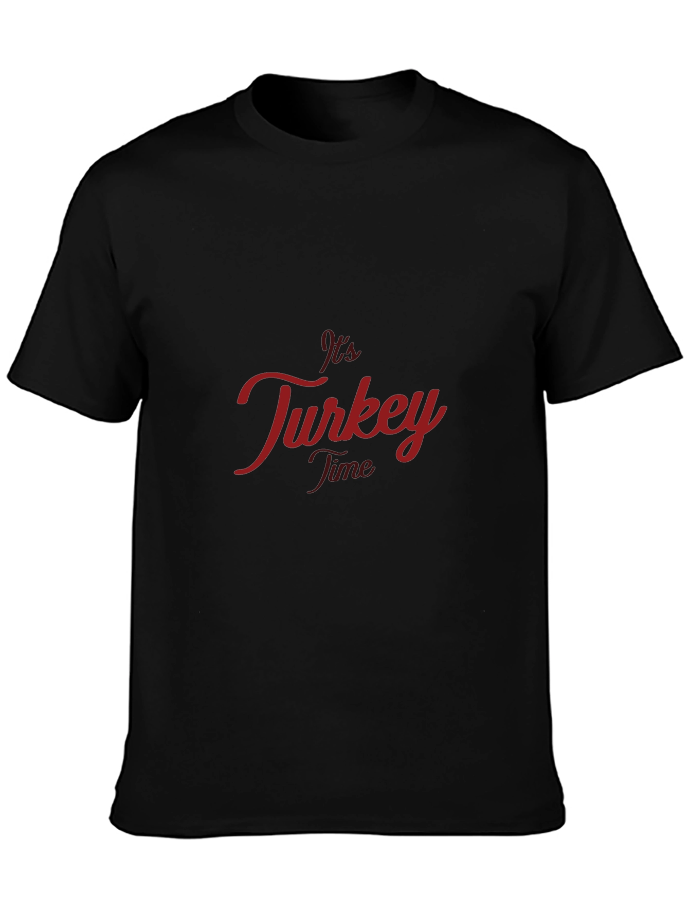 Its Turkey Time Black T-Shirt