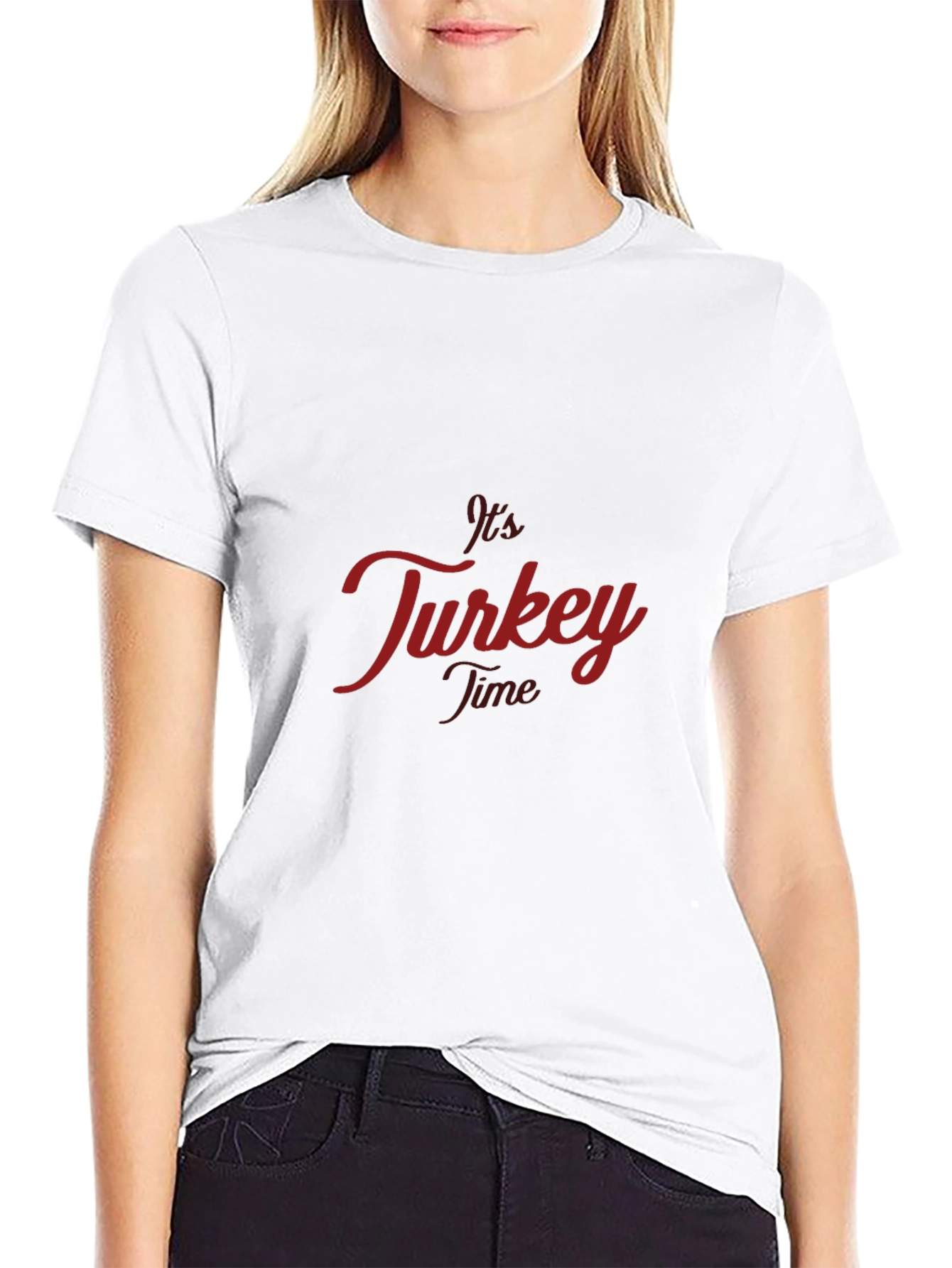 Its Turkey Time Black T-Shirt