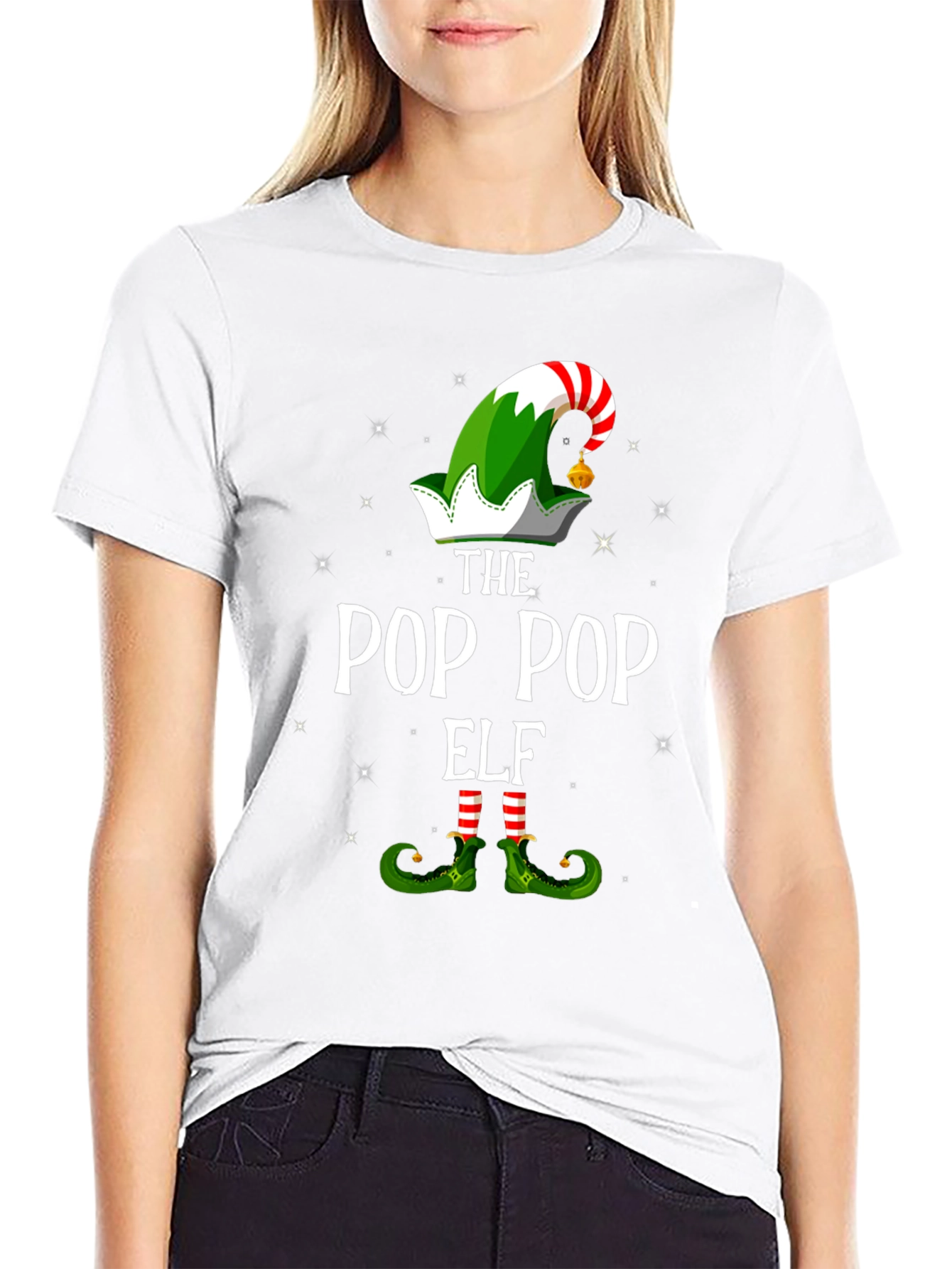 Pop Pop Elf Christmas T-Shirt