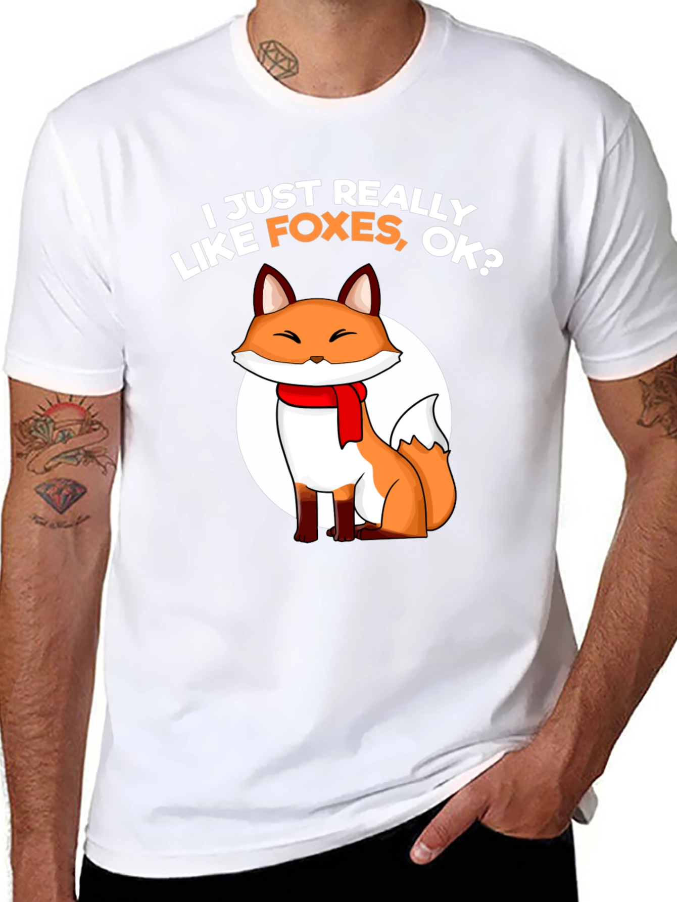 I Like Foxes T-Shirt Cute Animal Tee
