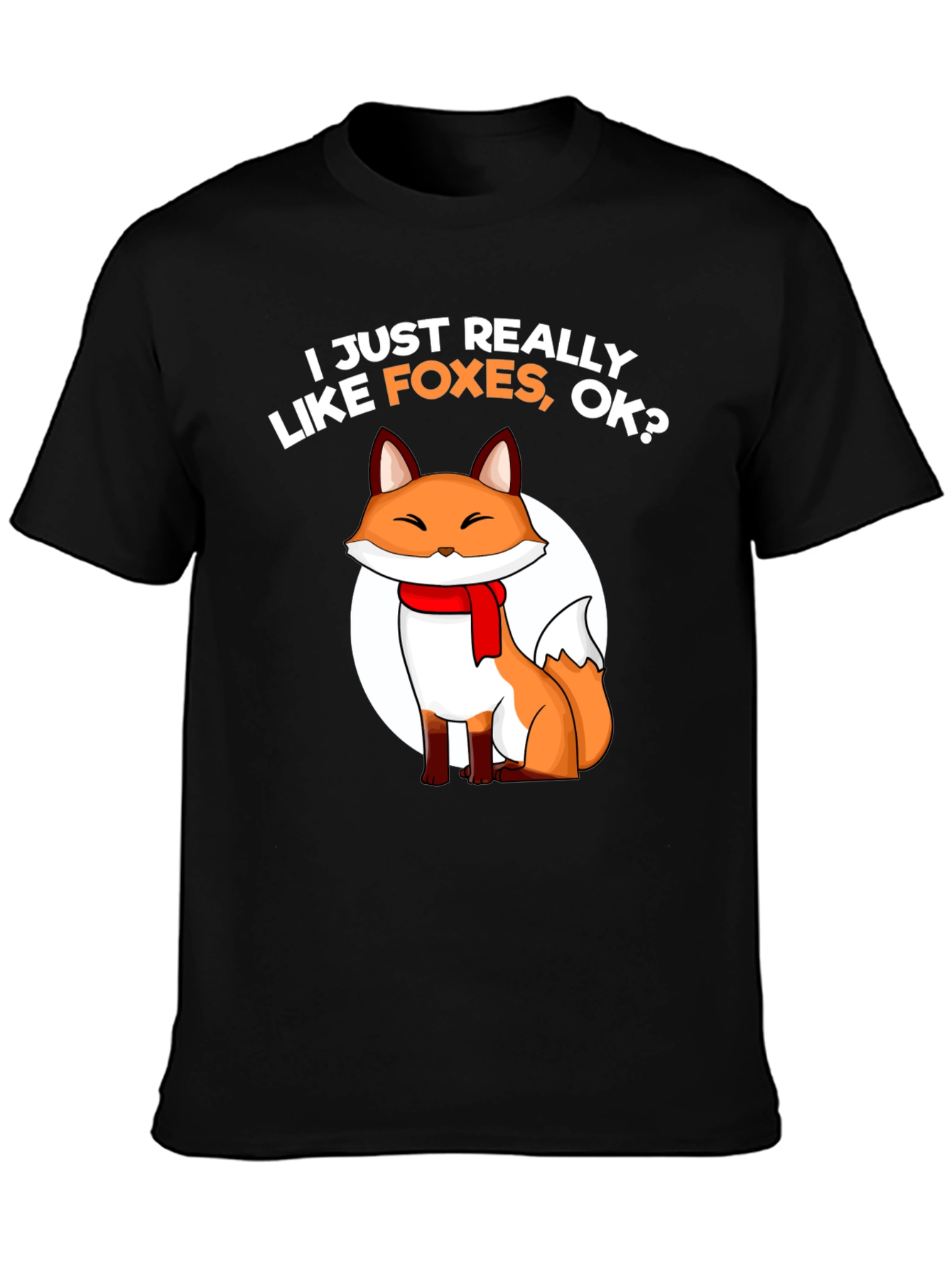 I Like Foxes T-Shirt Cute Animal Tee