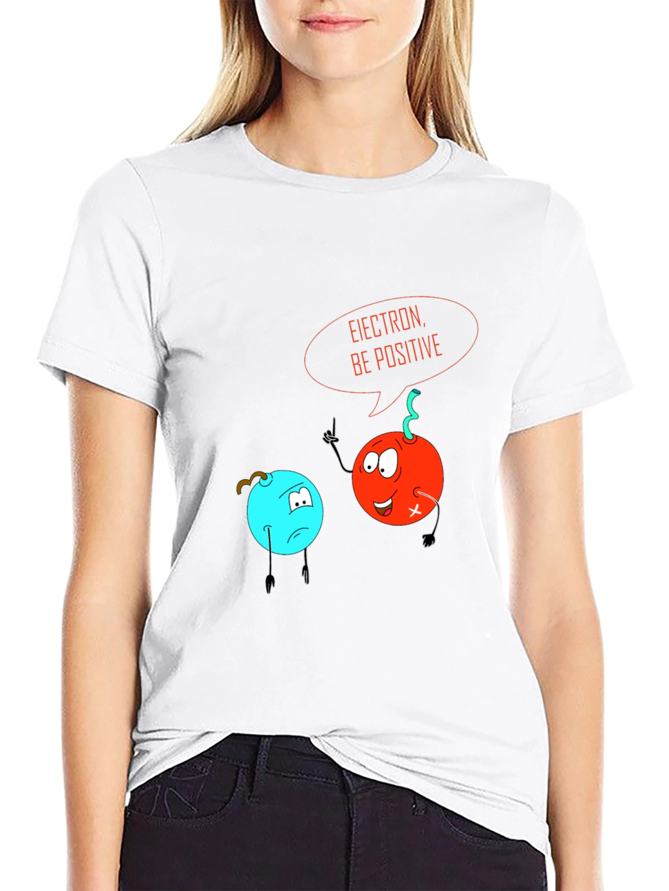 Electron Be Positive Graphic T-Shirt