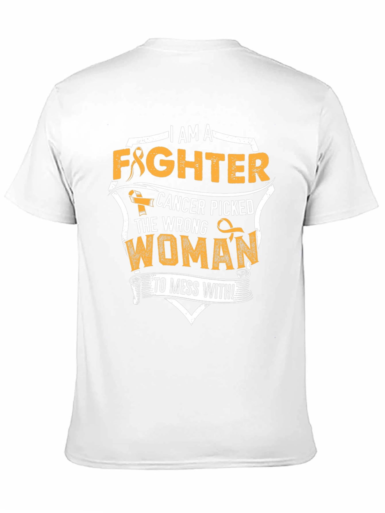 I Am A Fighter Cancer Awareness Graphic Tee