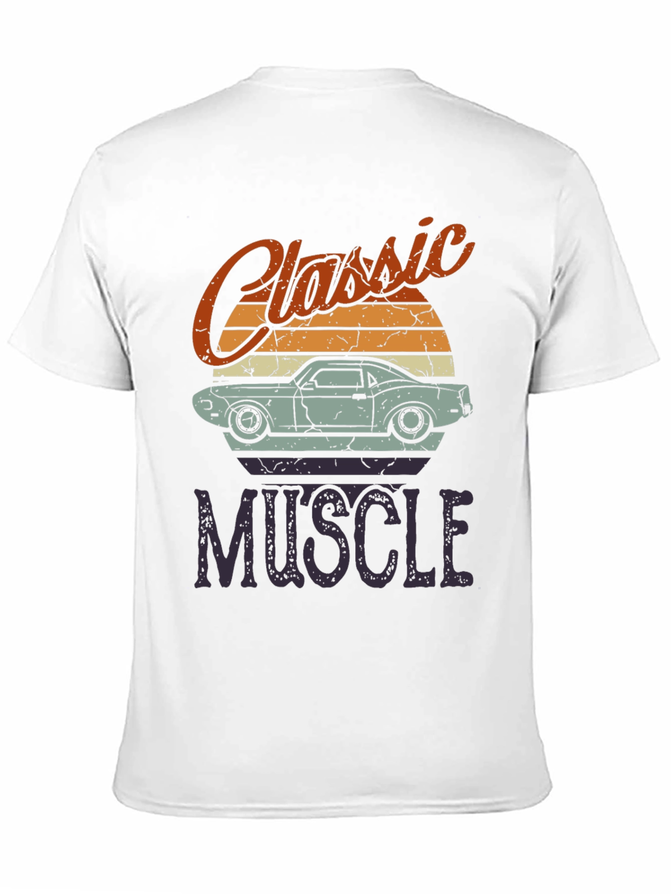 Classic Muscle Car Graphic T-Shirt