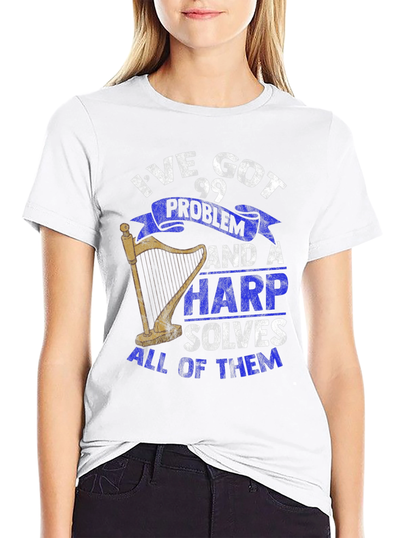 99 Problems Harp T-Shirt