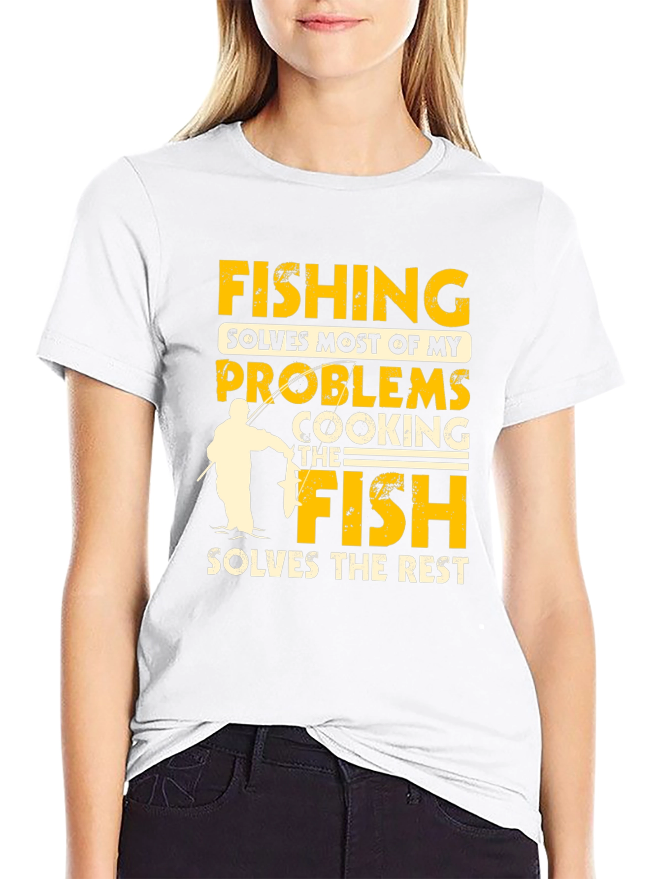 Fishing Solves Problems T-Shirt
