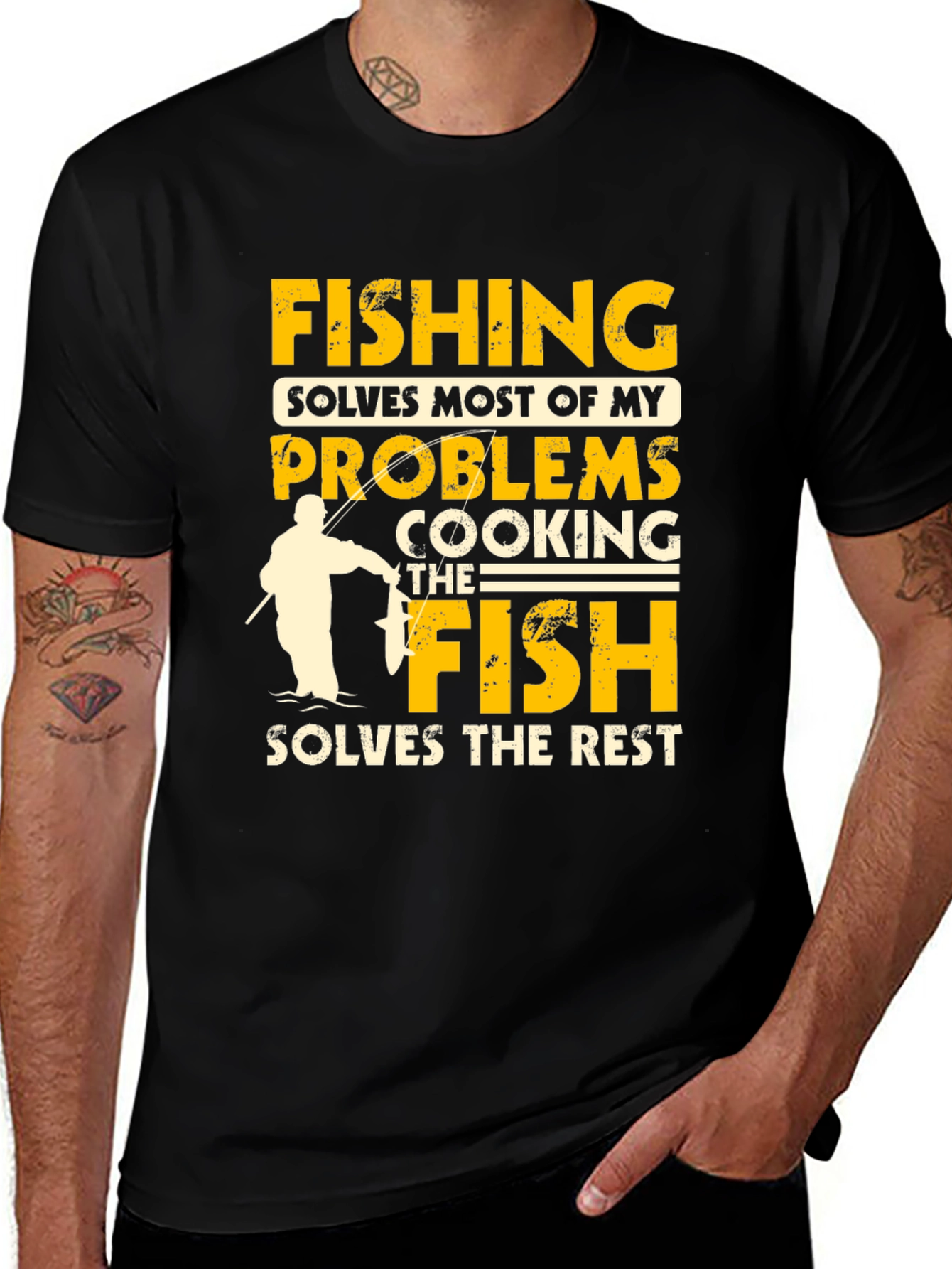 Fishing Solves Problems T-Shirt