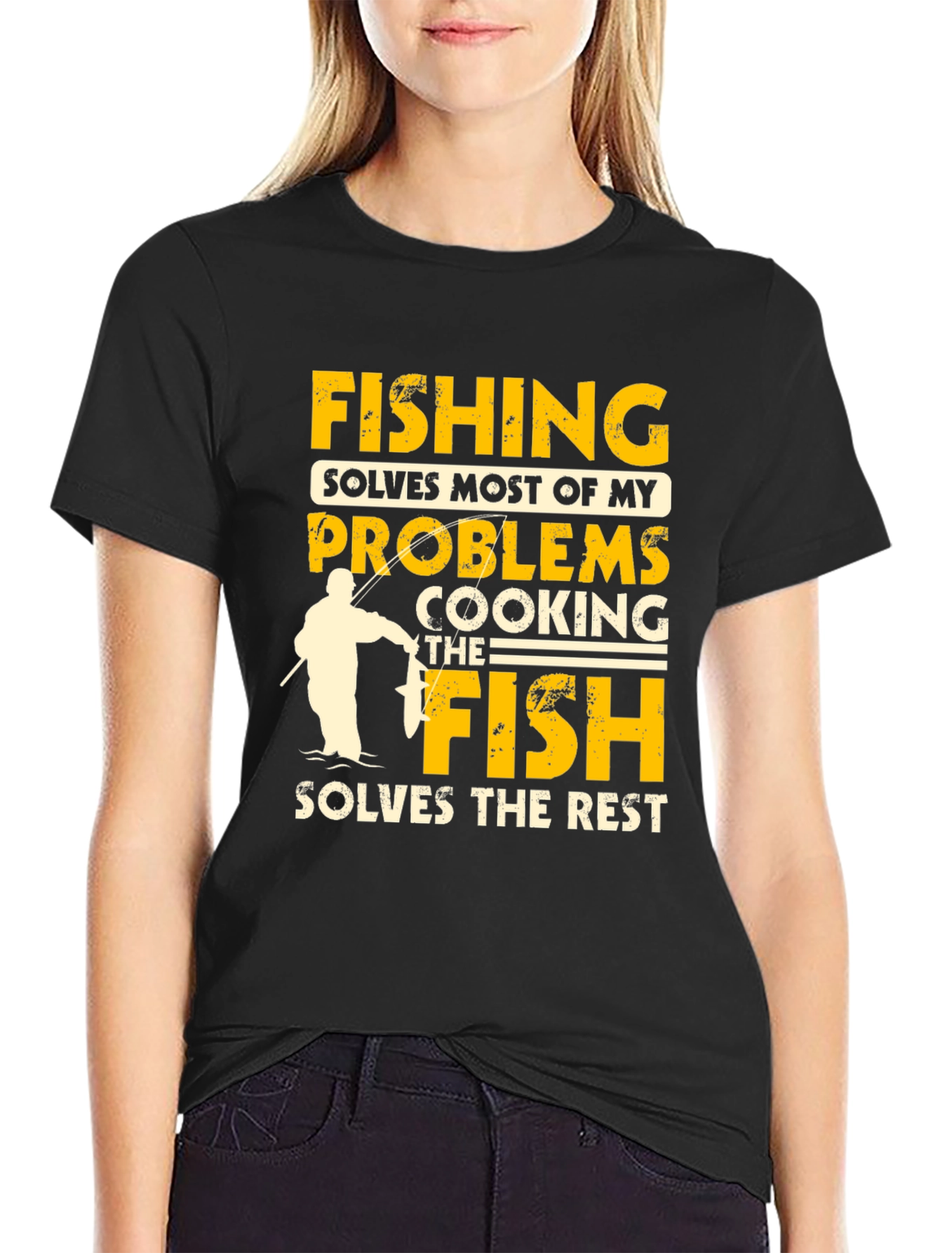 Fishing Solves Problems T-Shirt