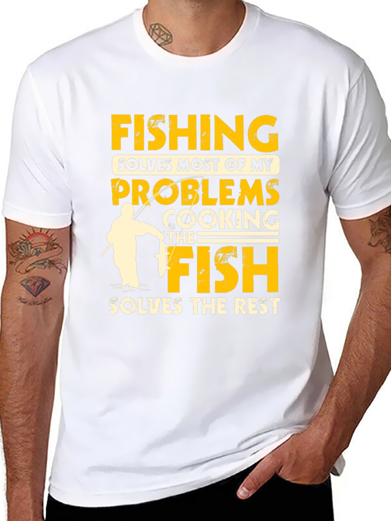 Fishing Solves Problems T-Shirt