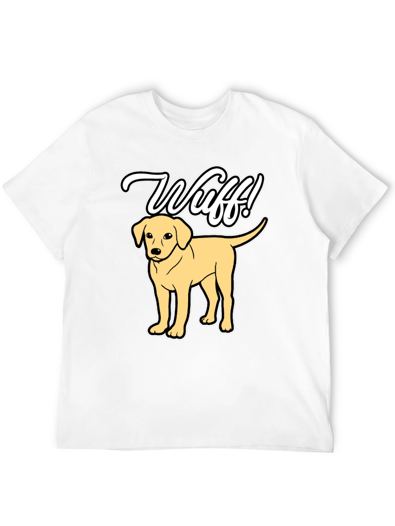 Wuff! Dog T-Shirt Cute Pup Tee