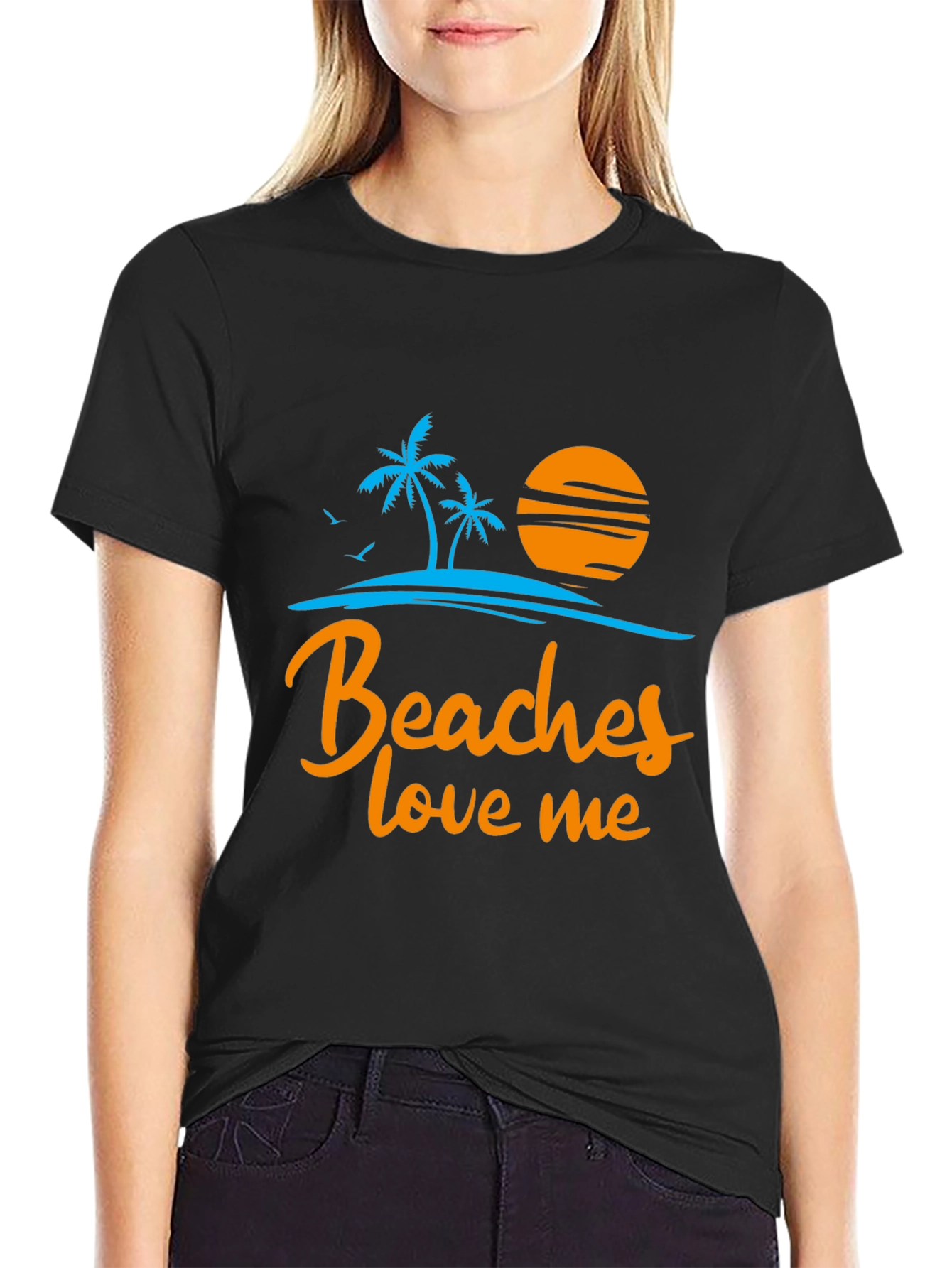 Beaches Love Me Graphic T-Shirt - Island Vibes