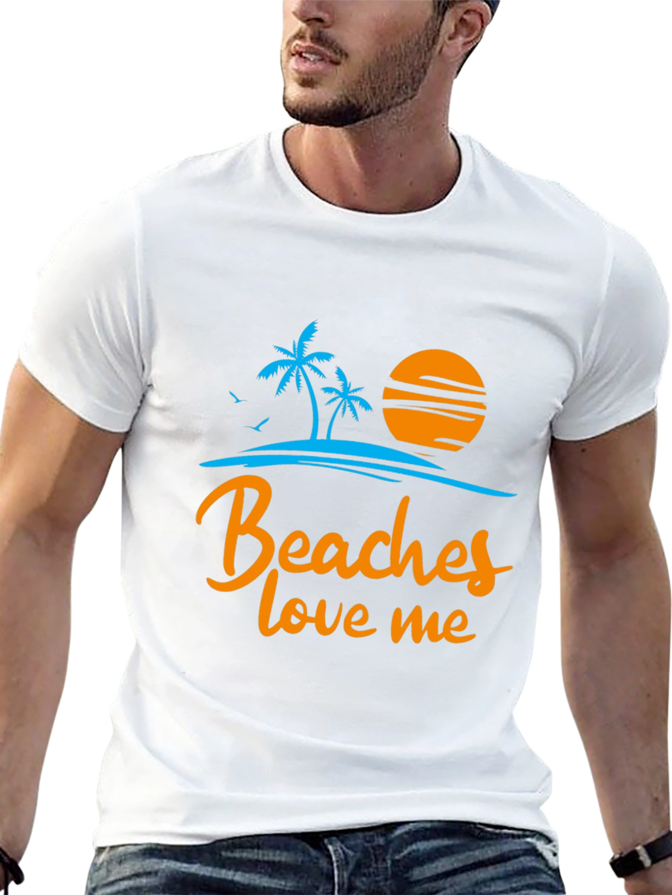 Beaches Love Me Graphic T-Shirt - Island Vibes