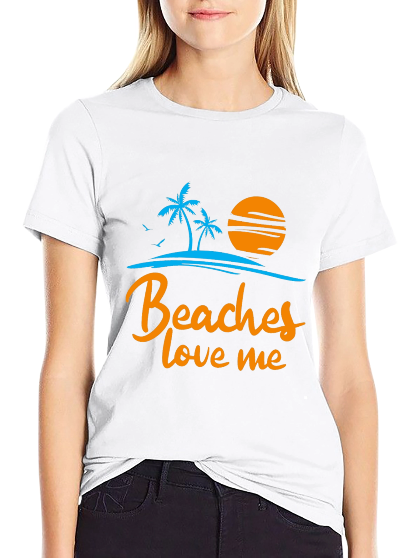 Beaches Love Me Graphic T-Shirt - Island Vibes