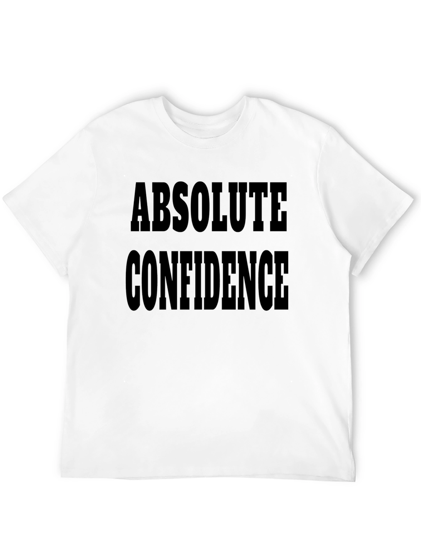 Absolute Confidence Graphic Tee - Black