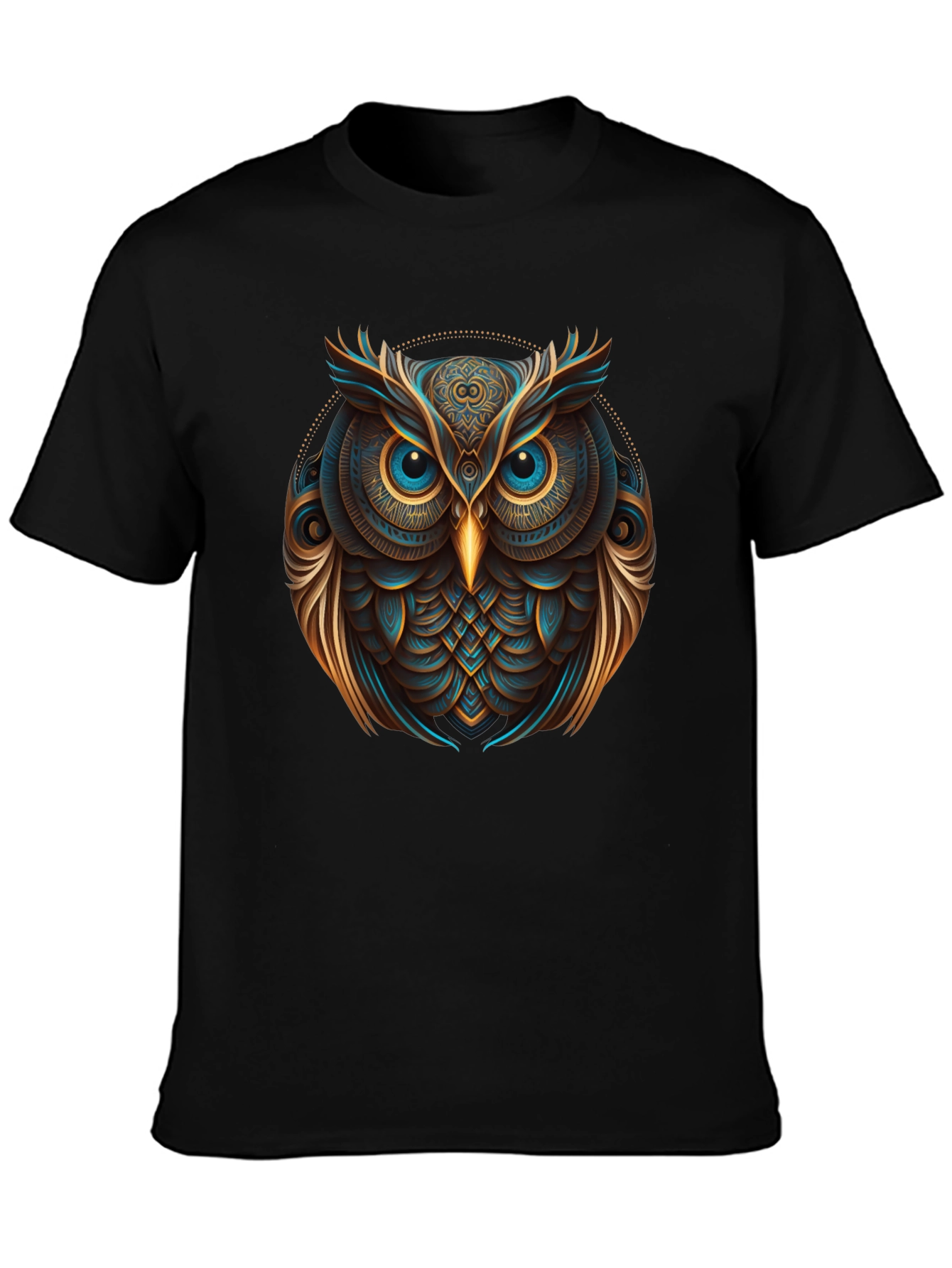 Artistic Owl Graphic Tee - Modern Design