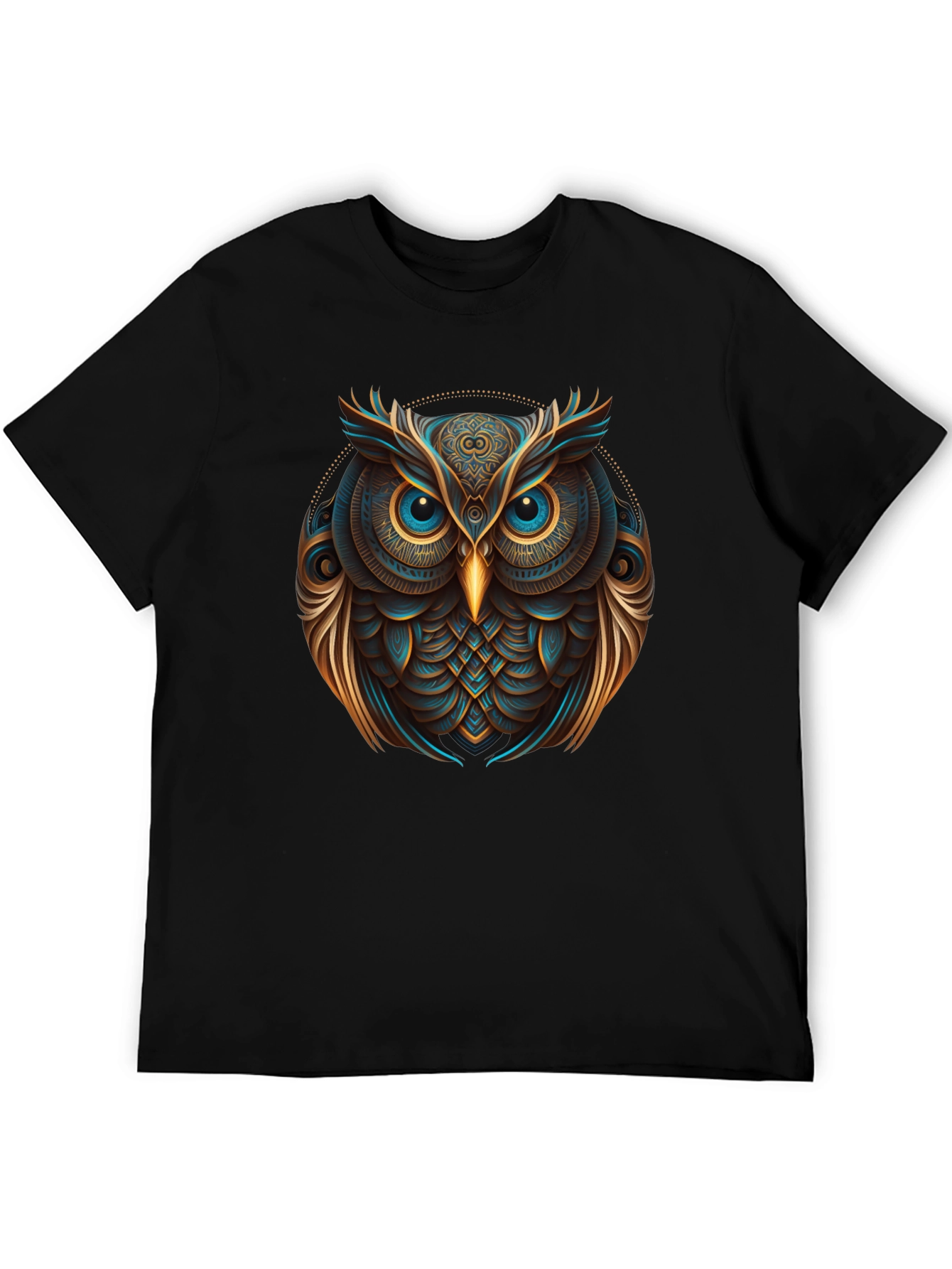 Artistic Owl Graphic Tee - Modern Design