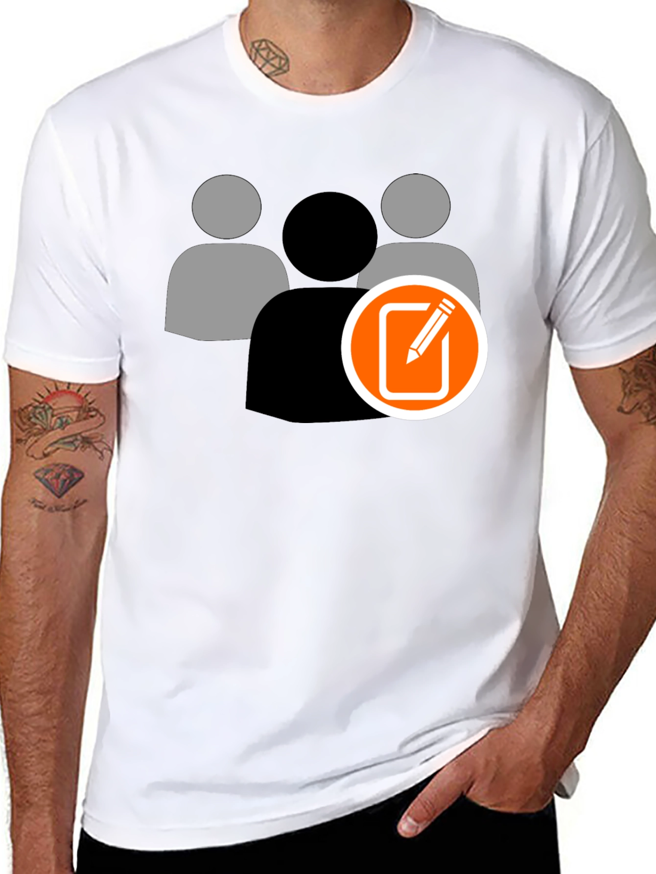 Team Edit Black T-Shirt