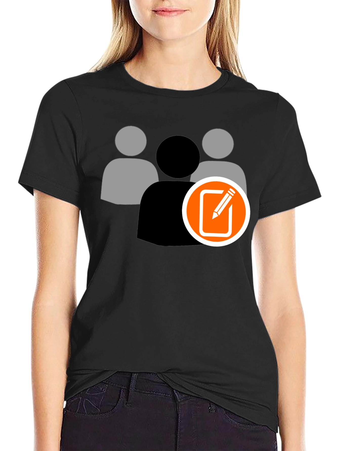 Team Edit Black T-Shirt