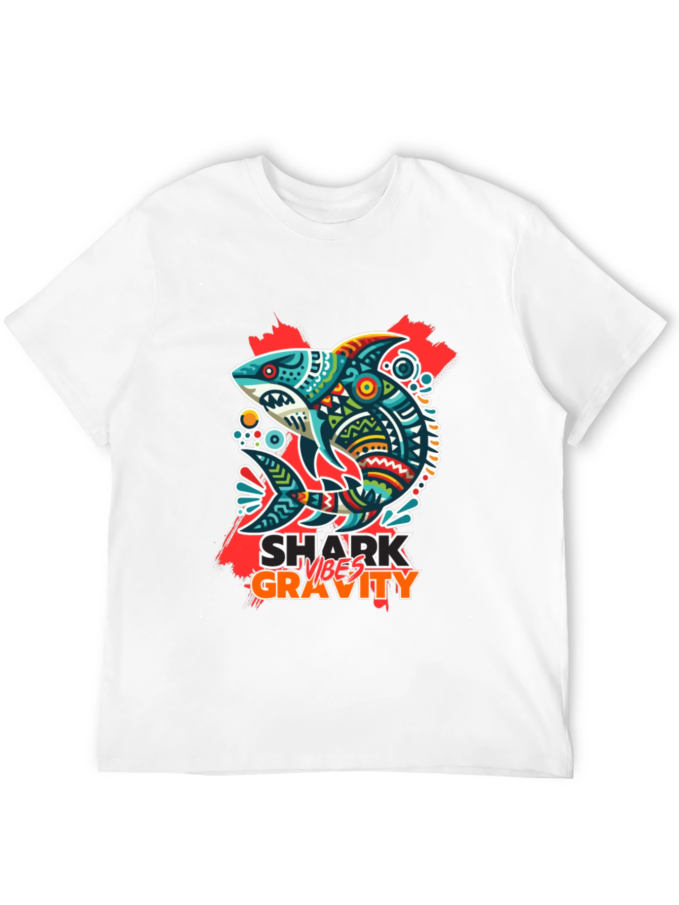 Shark Vibes Gravity Black T-Shirt
