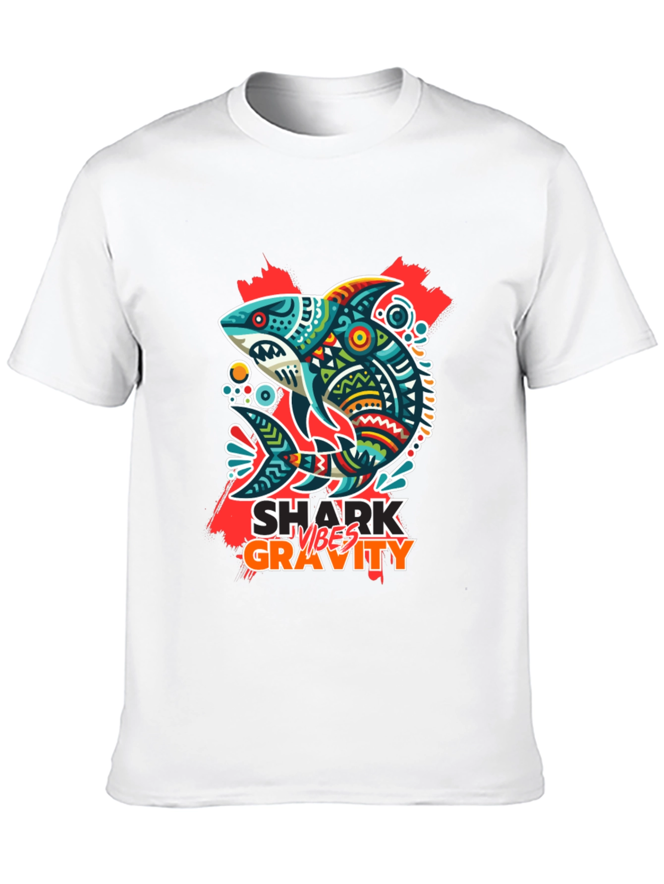 Shark Vibes Gravity Black T-Shirt