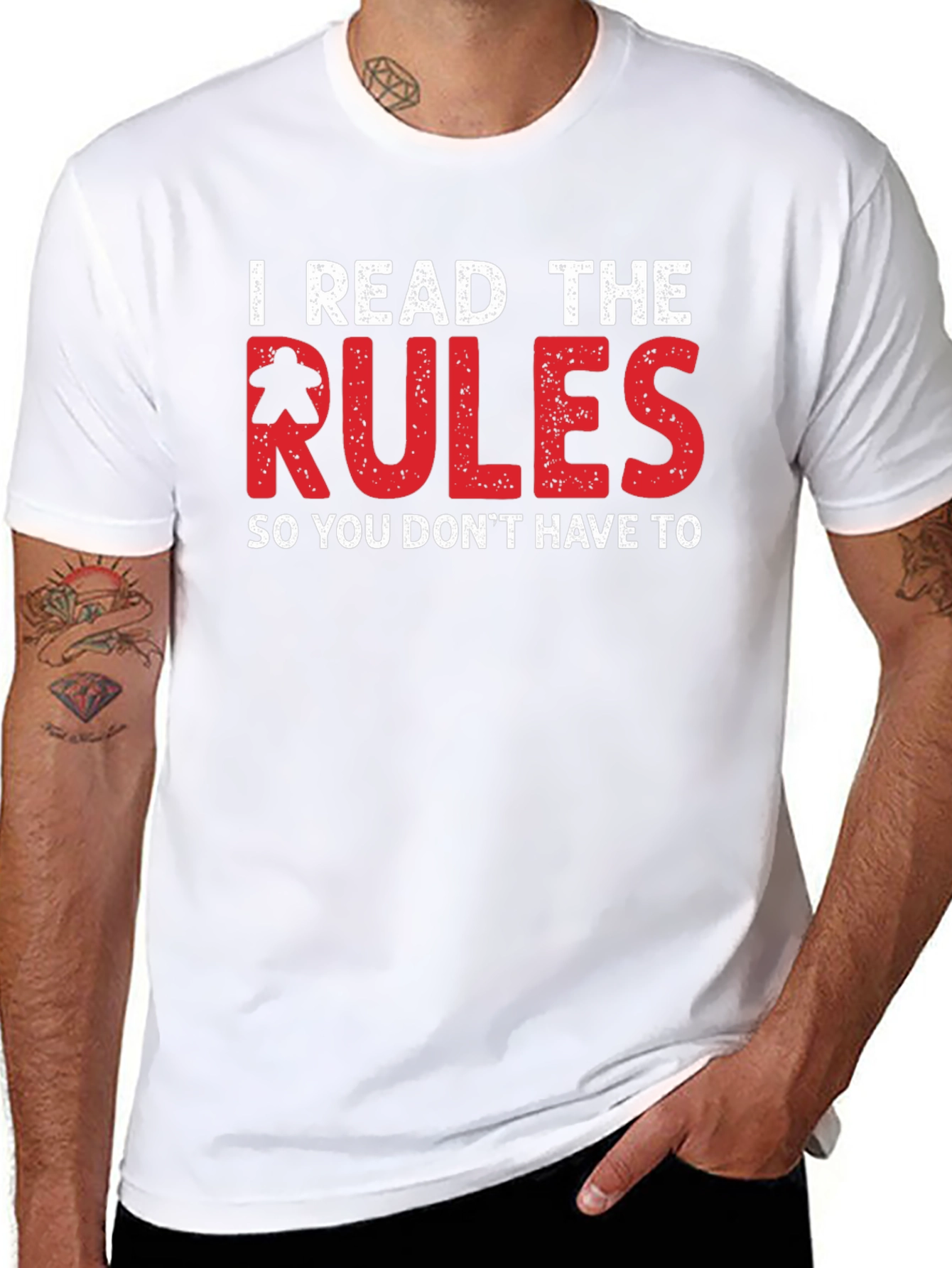 I Read The Rules Board Game T-Shirt